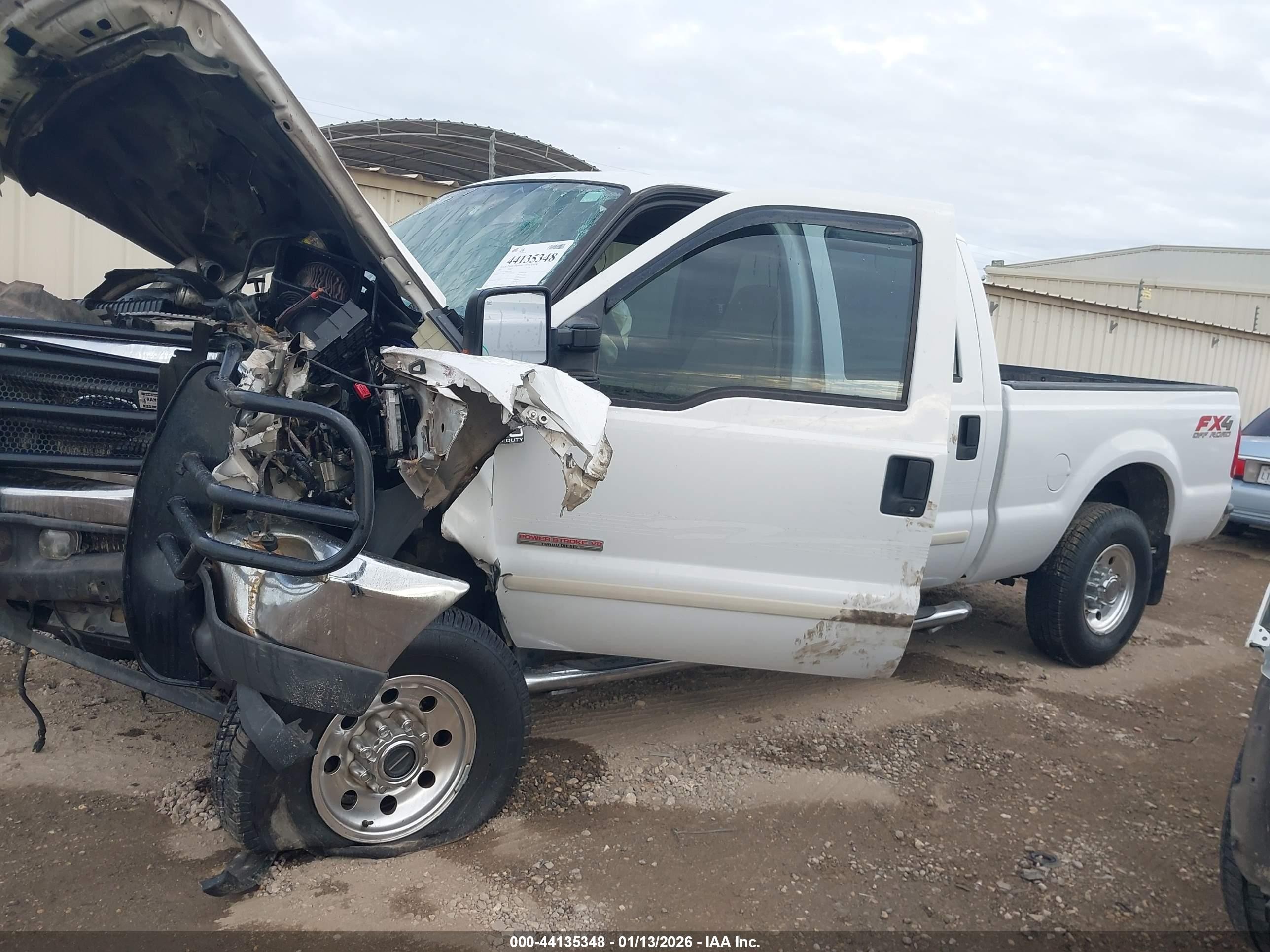 2003 Ford F-250 Lariat/xl/xlt White vin: 1FTNW21P43EC75955