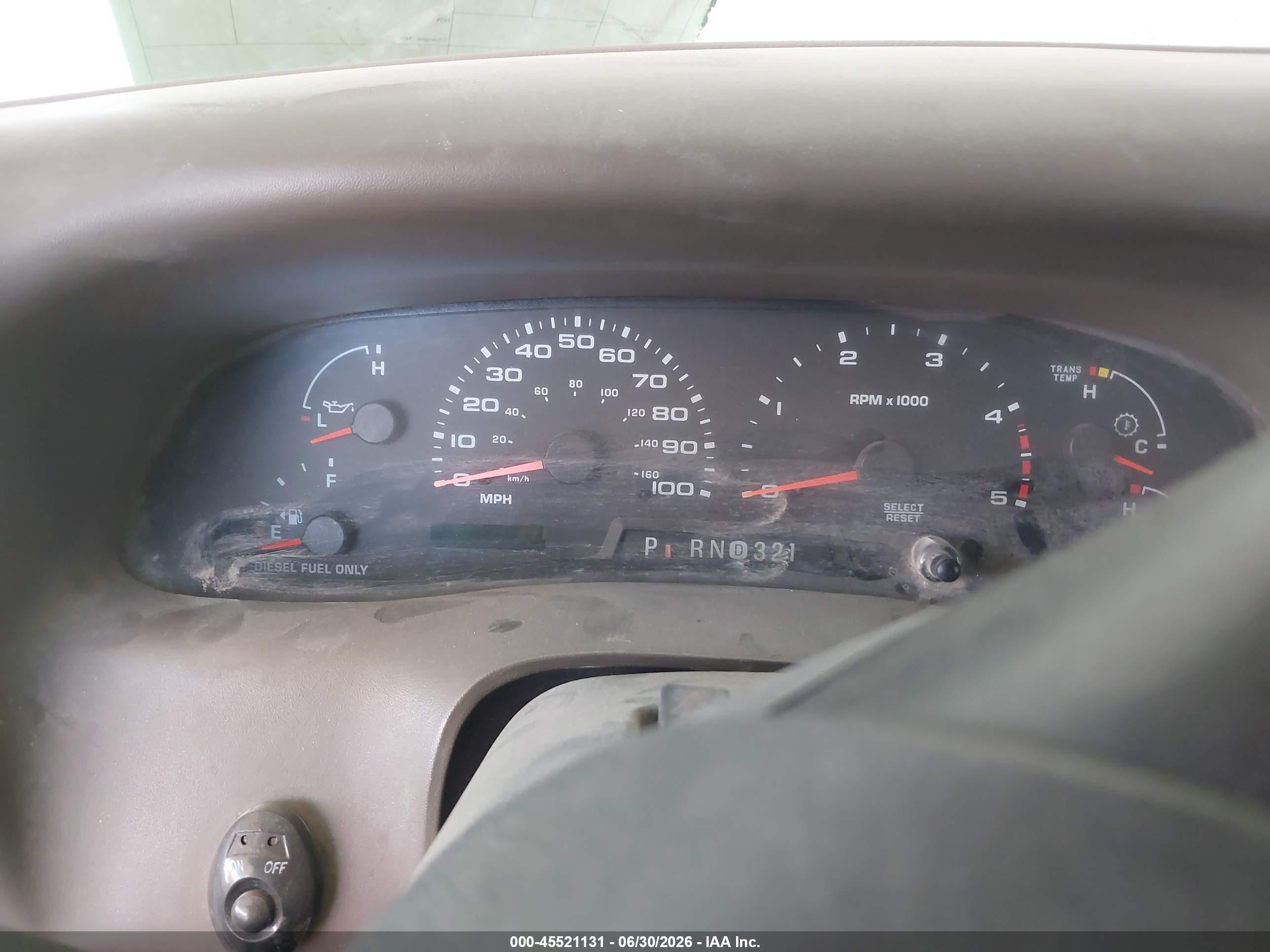 2004 Ford F-250 Lariat/xl/xlt Brown vin: 1FTNW21P44EB10974