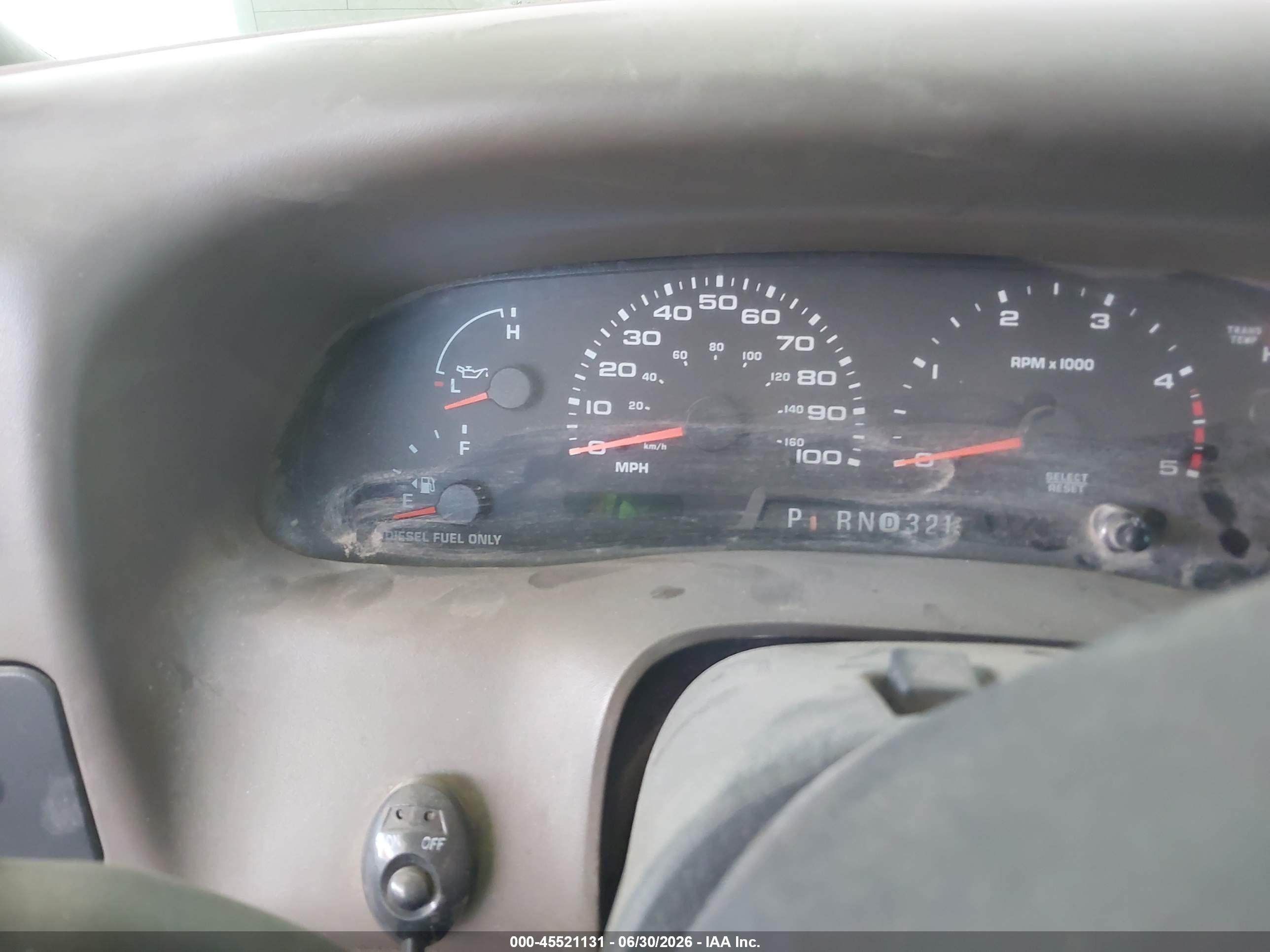 2004 Ford F-250 Lariat/xl/xlt Brown vin: 1FTNW21P44EB10974