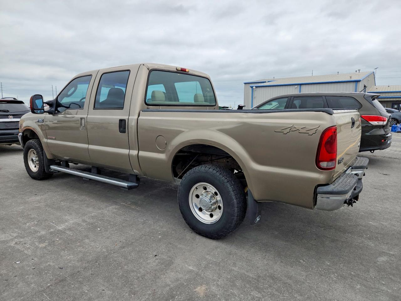 2004 Ford F250 Super Duty Tan vin: 1FTNW21P44ED30793