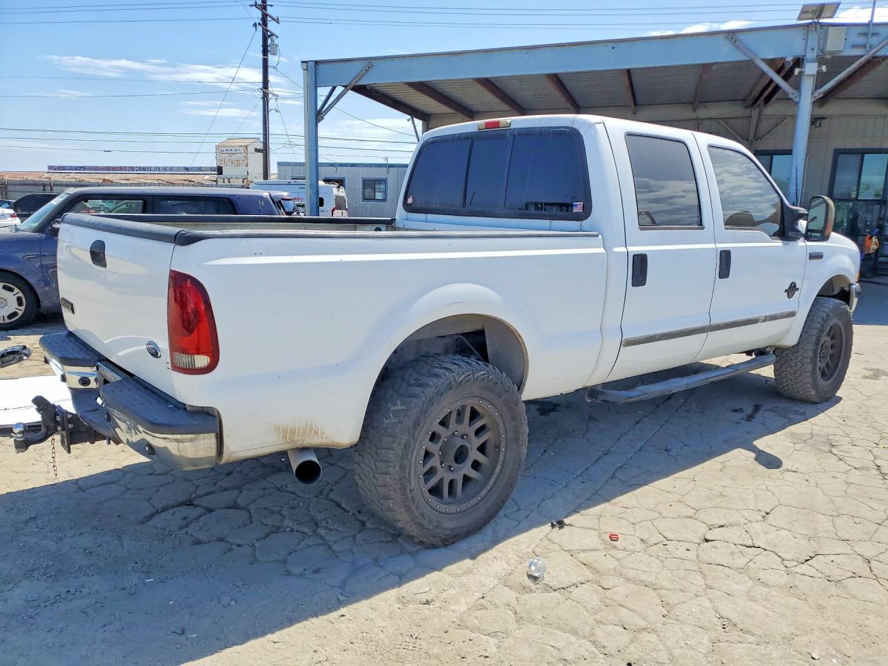 2003 Ford F250 Super Duty White vin: 1FTNW21P53ED41929
