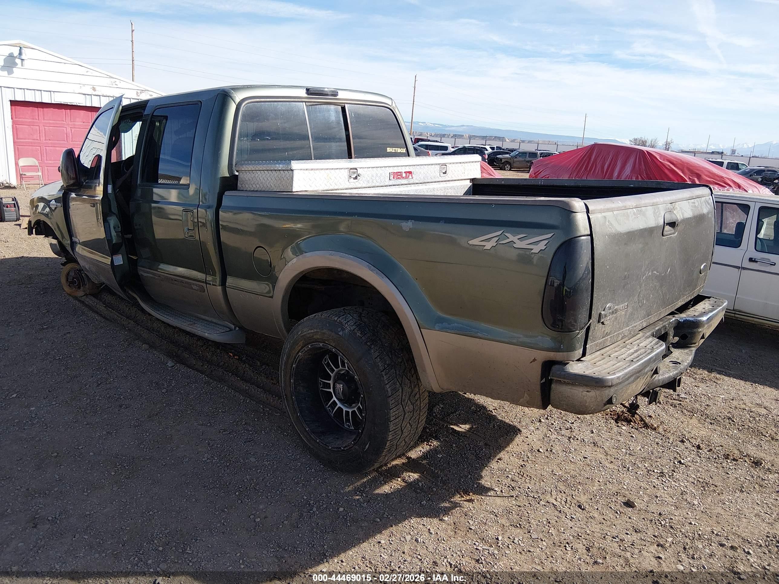 2004 Ford F-250 Lariat/xl/xlt Green vin: 1FTNW21P54ED31757