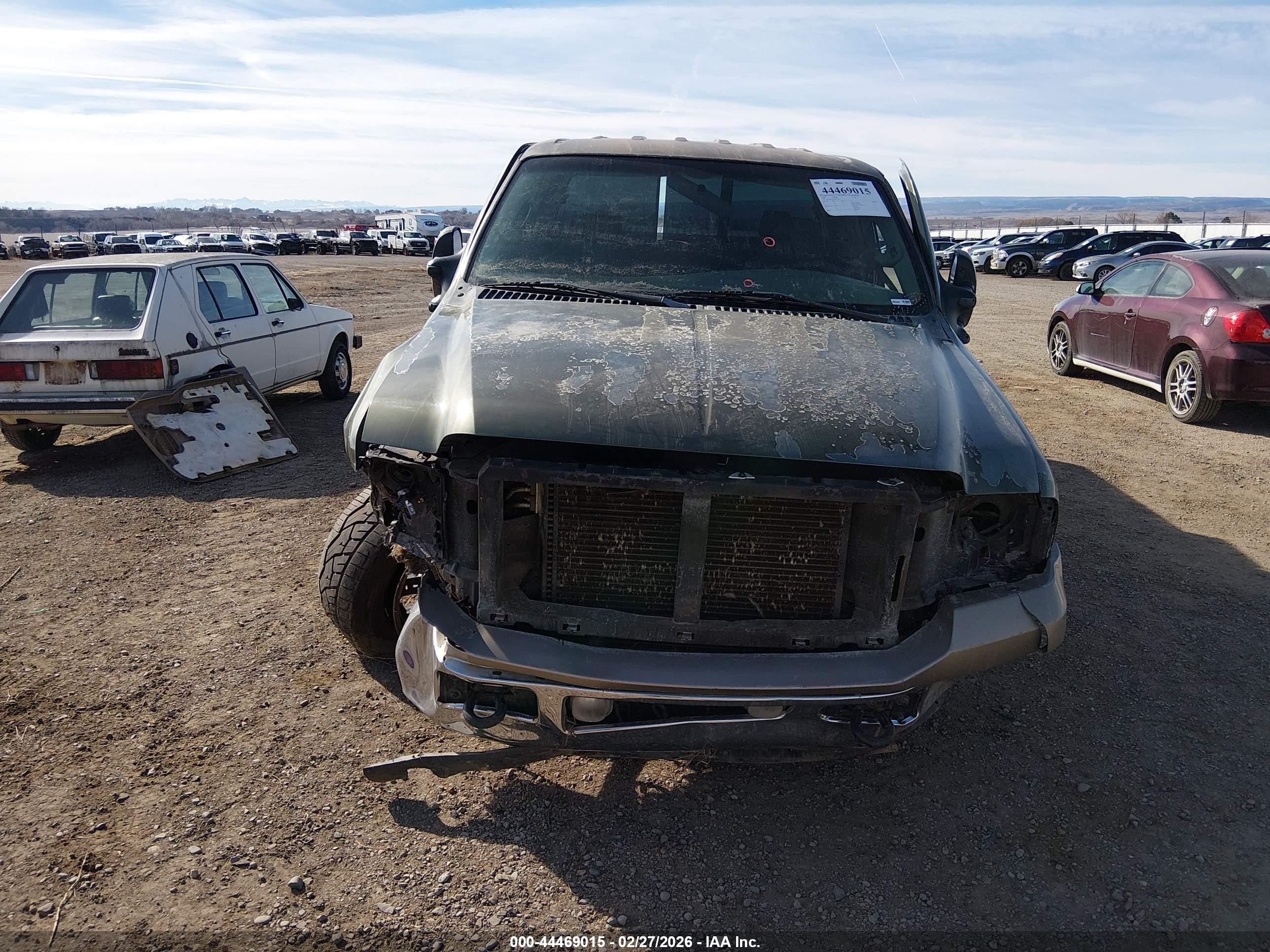 2004 Ford F-250 Lariat/xl/xlt Green vin: 1FTNW21P54ED31757