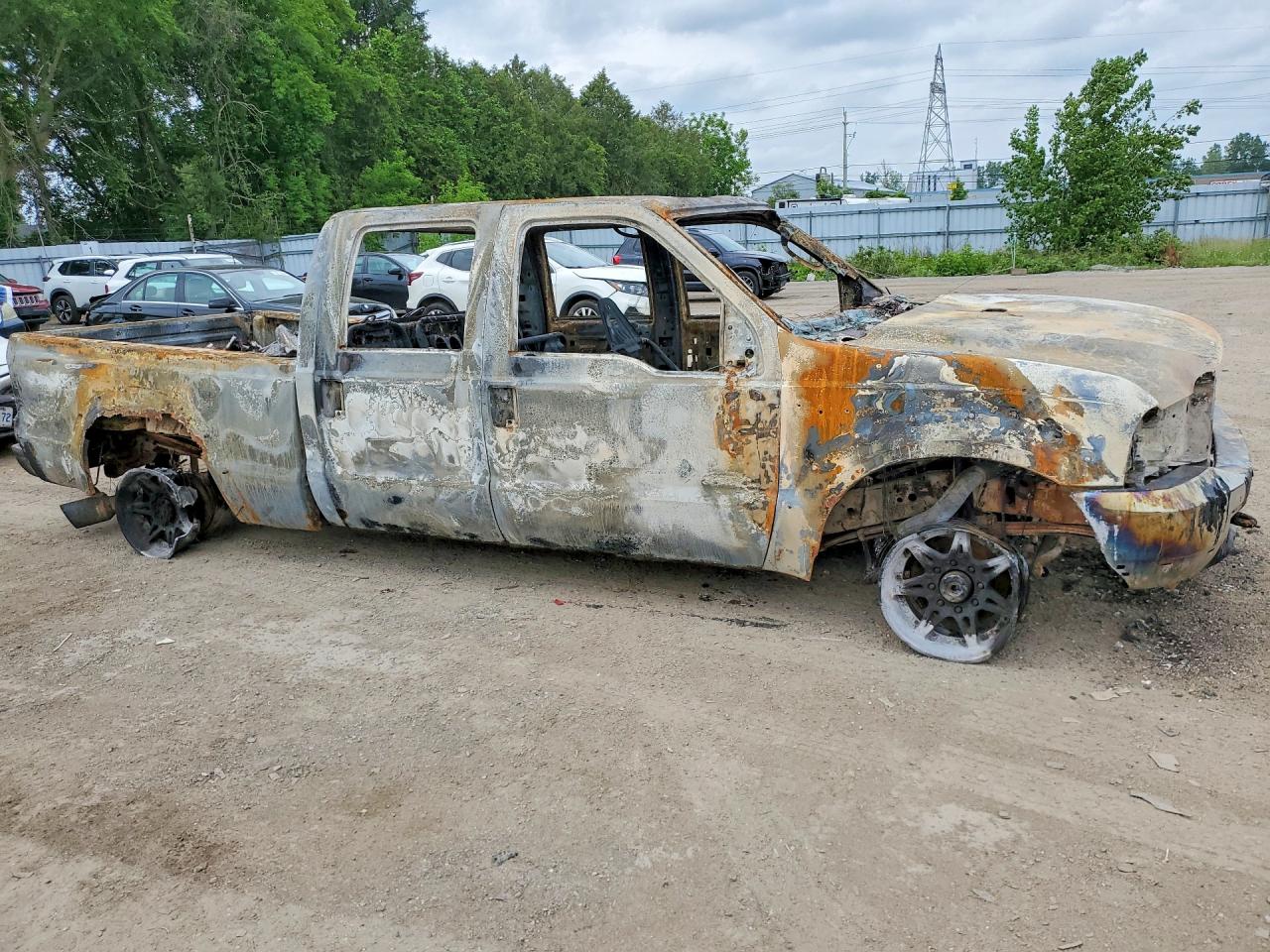2004 Ford F250 Super Duty Burn vin: 1FTNW21P54ED96866