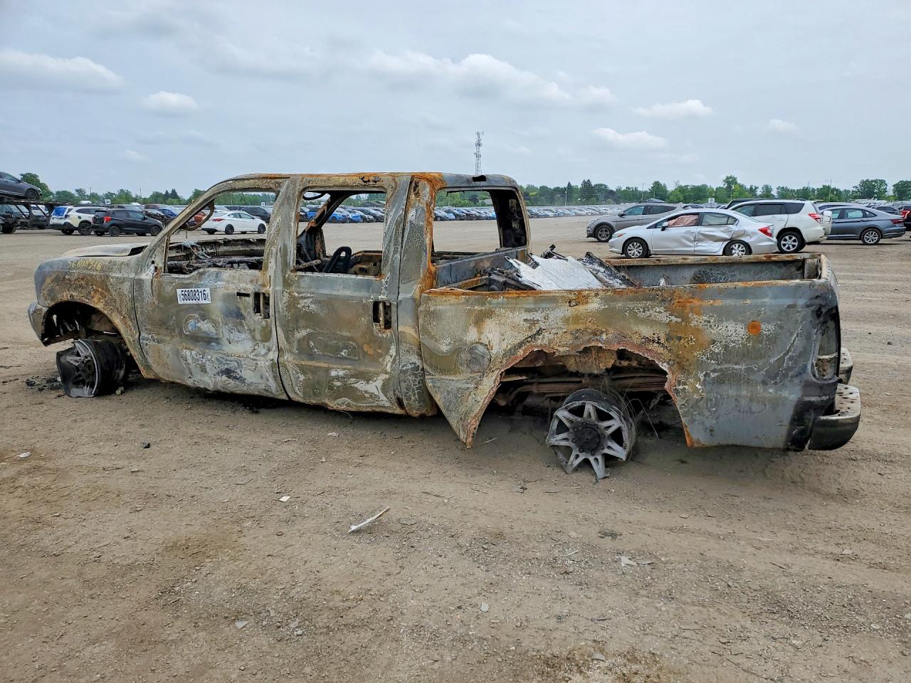 2004 Ford F250 Super Duty Burn vin: 1FTNW21P54ED96866
