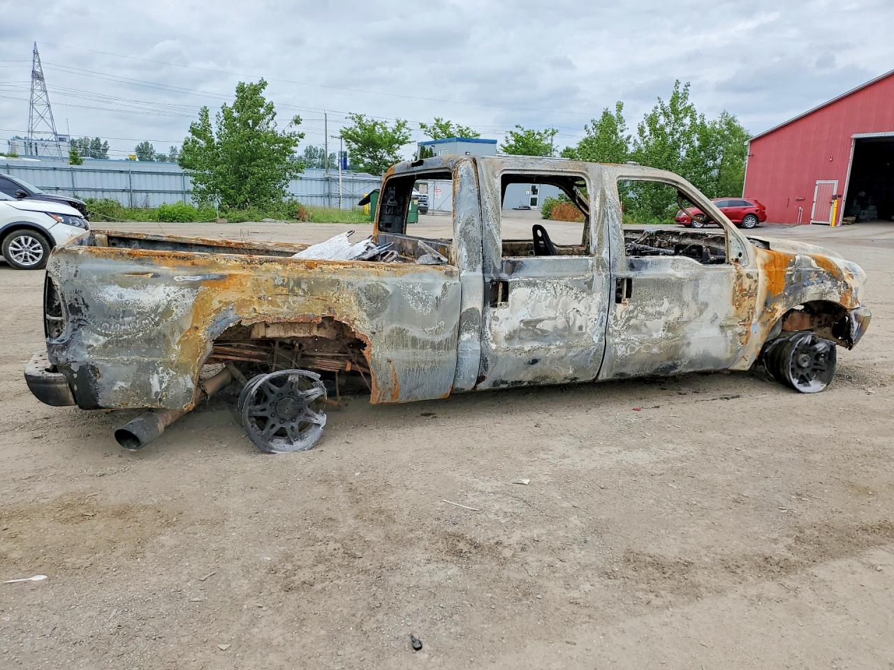 2004 Ford F250 Super Duty Burn vin: 1FTNW21P54ED96866