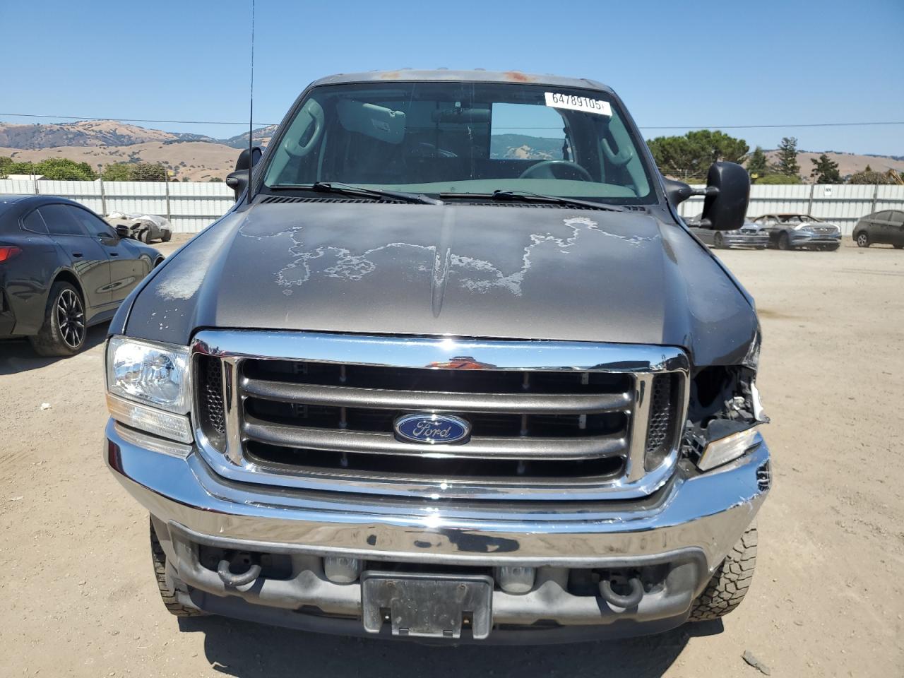 2003 Ford F250 Super Duty Gray vin: 1FTNW21P63EB51086