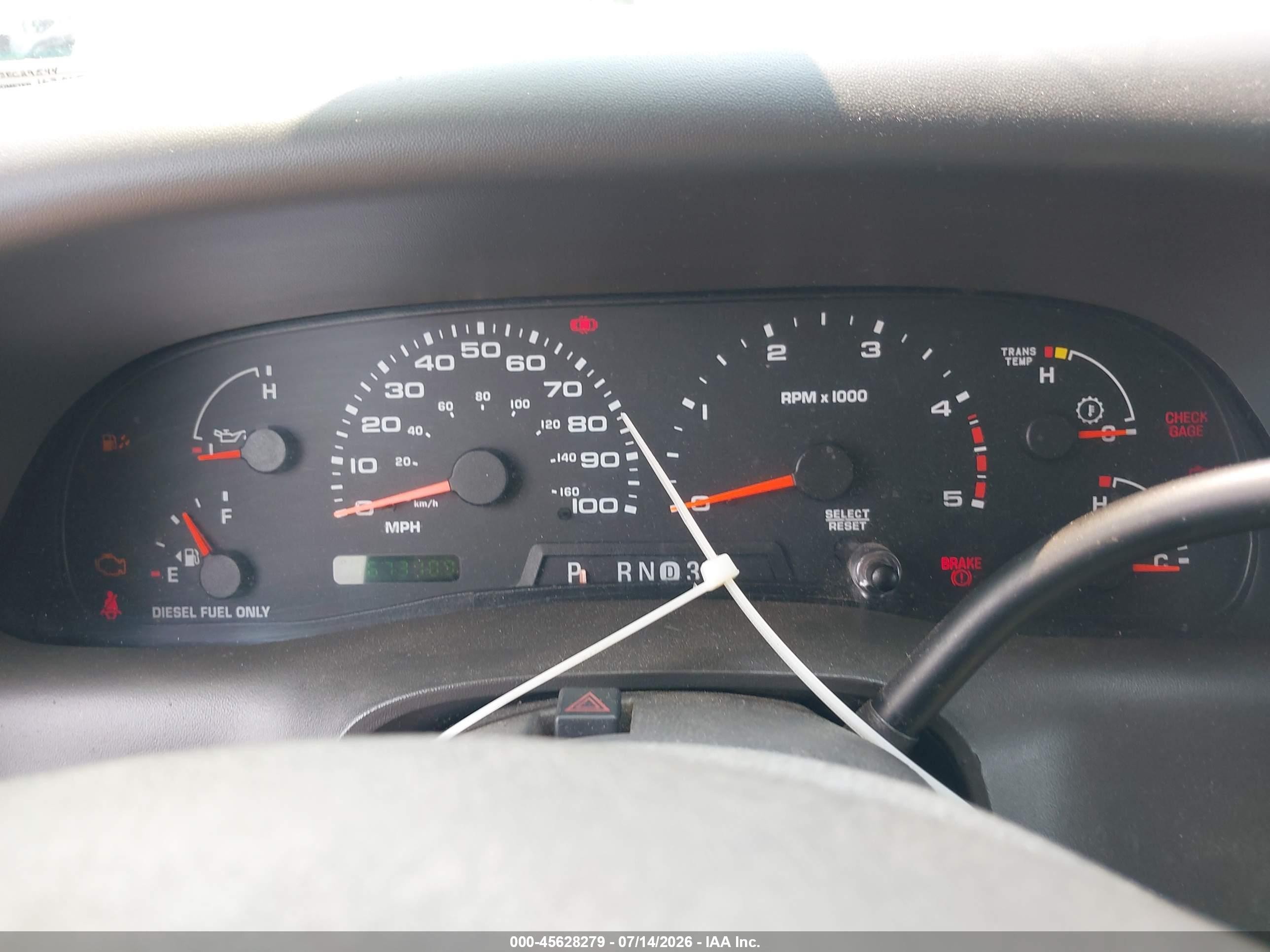 2003 Ford F-250 Lariat/xl/xlt Blue vin: 1FTNW21P63EC29544