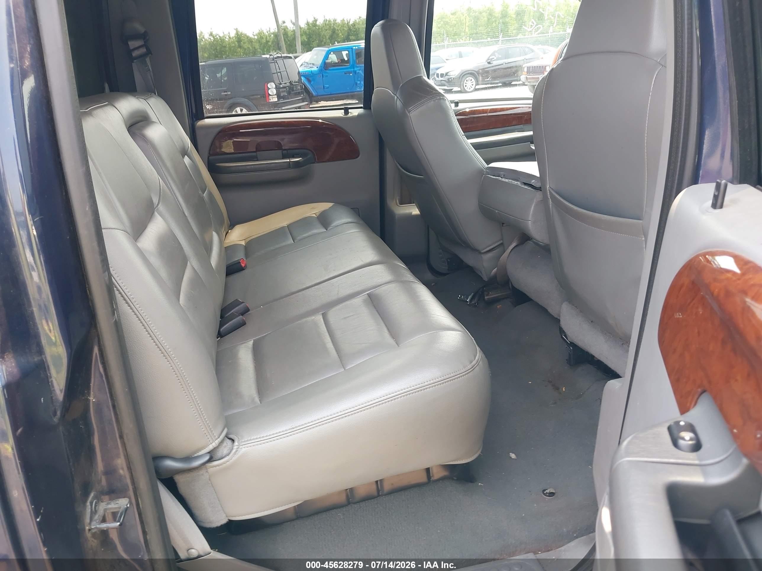2003 Ford F-250 Lariat/xl/xlt Blue vin: 1FTNW21P63EC29544