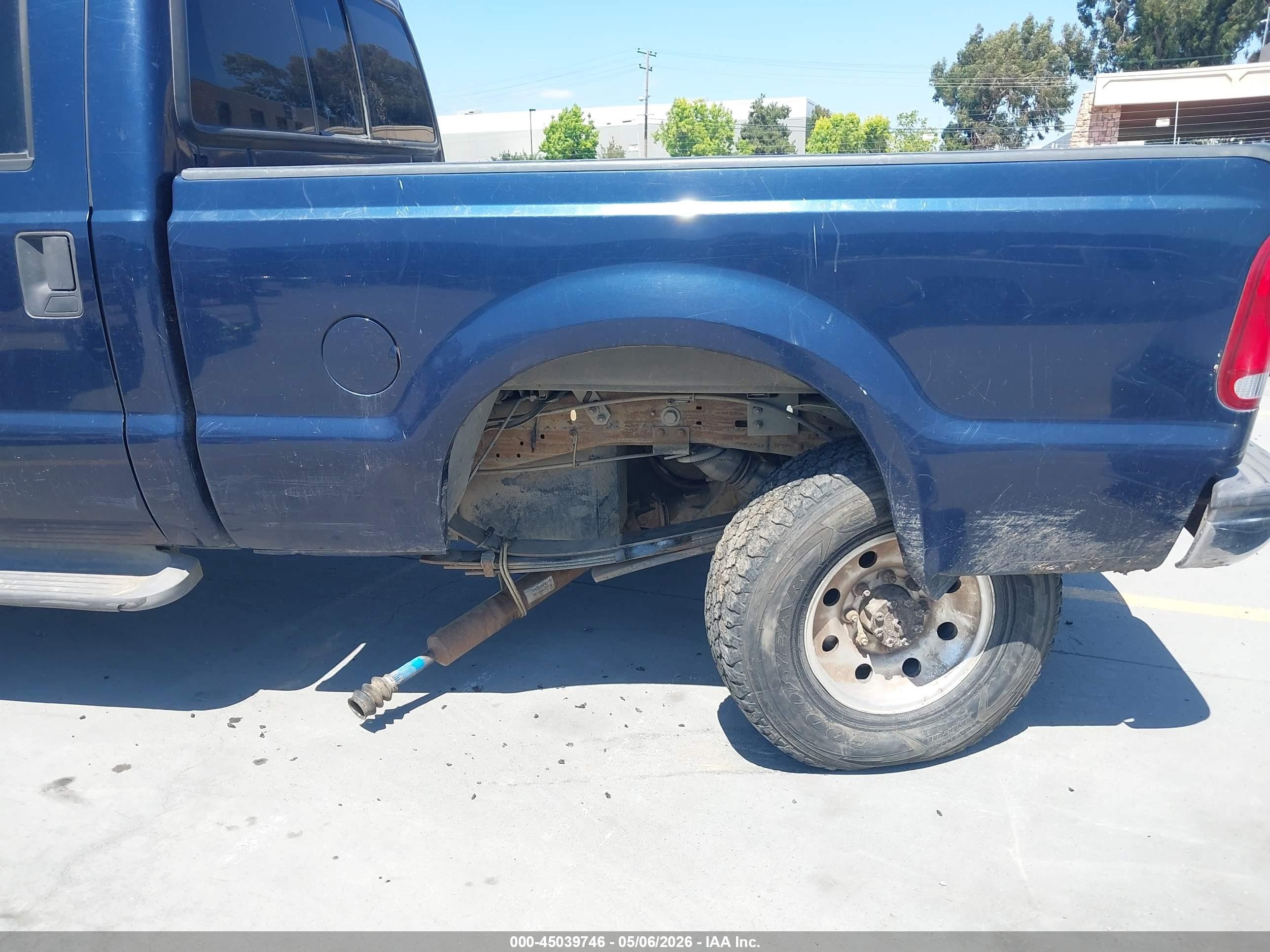 2004 Ford F-250 Lariat/xl/xlt Blue vin: 1FTNW21P64EB81089