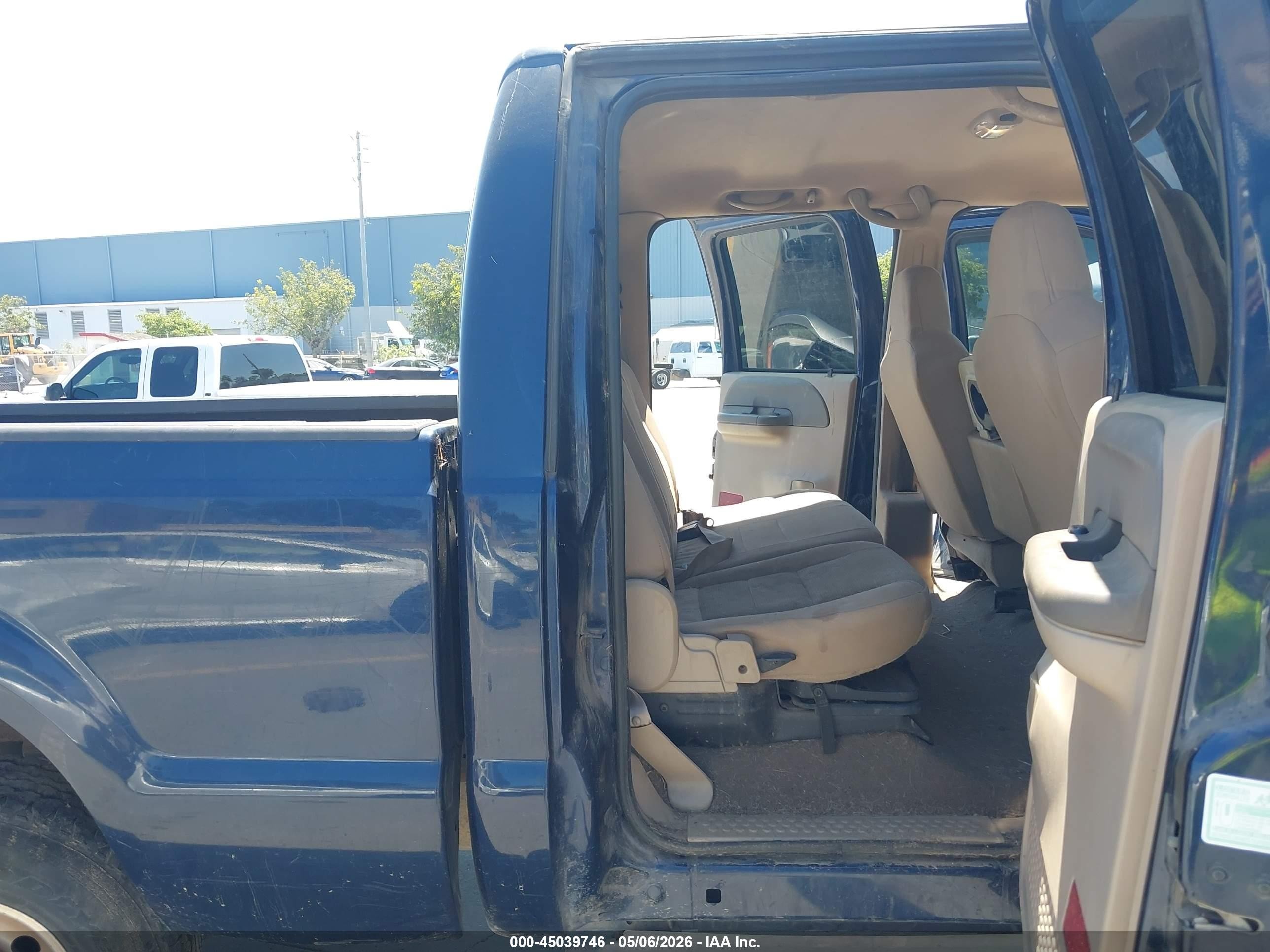 2004 Ford F-250 Lariat/xl/xlt Blue vin: 1FTNW21P64EB81089