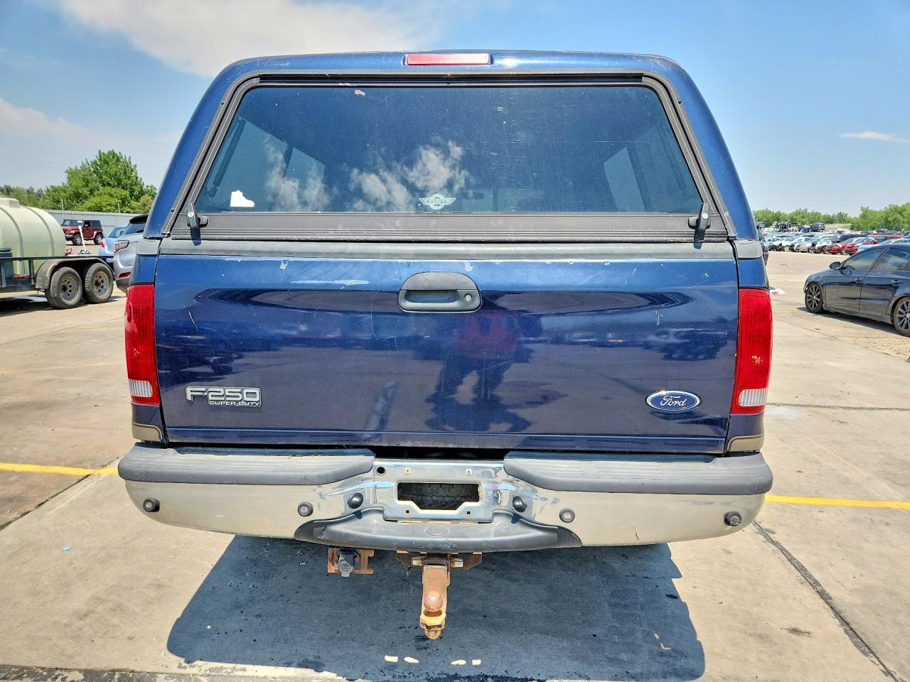 2004 Ford F250 Super Duty Blue vin: 1FTNW21P64ED05538
