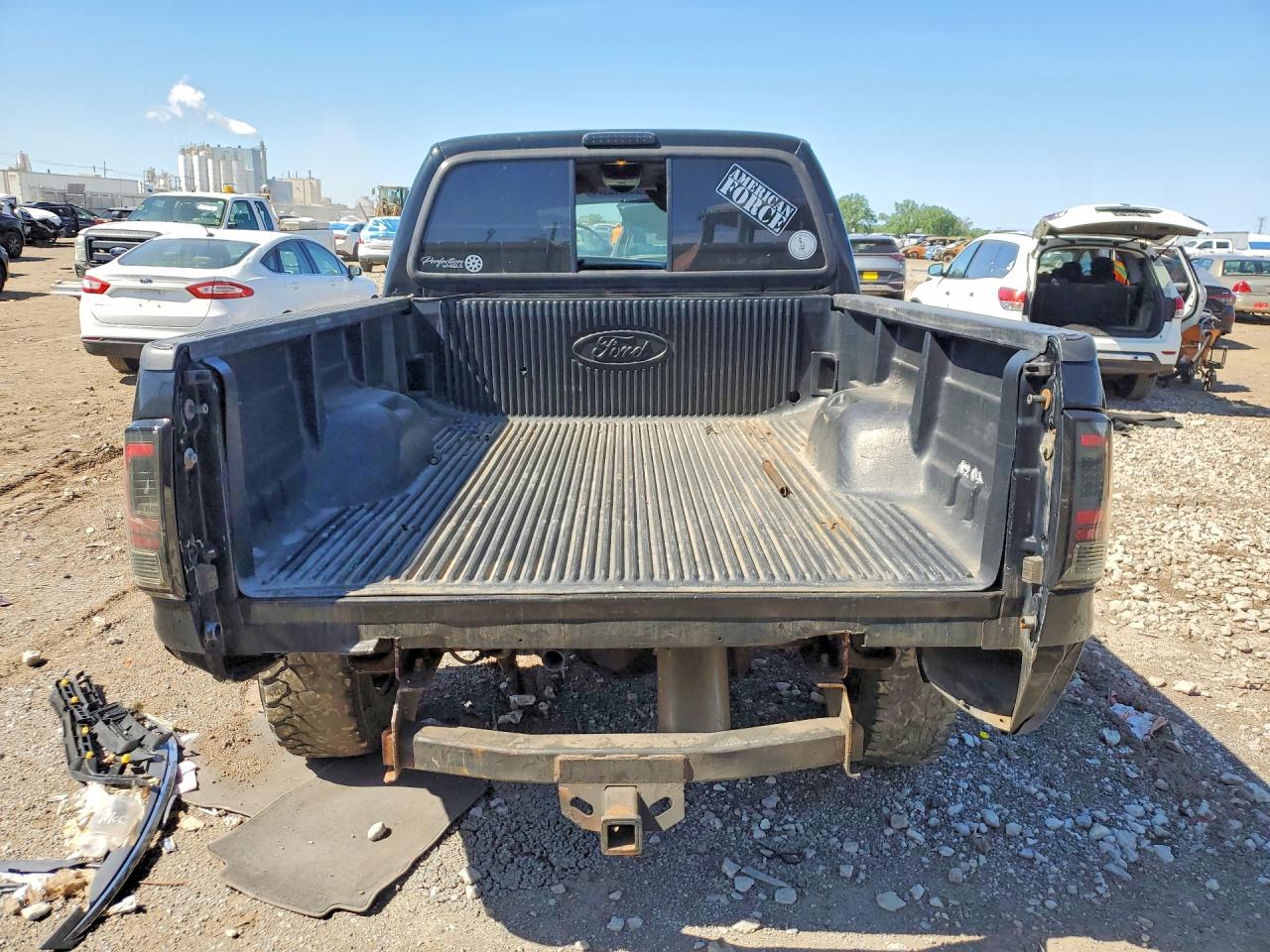2003 Ford F250 Super Duty Black vin: 1FTNW21P73EC61001