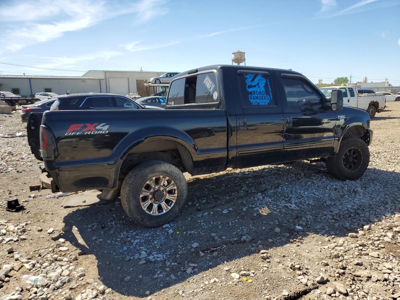 2003 Ford F250 Super Duty Black vin: 1FTNW21P73EC61001