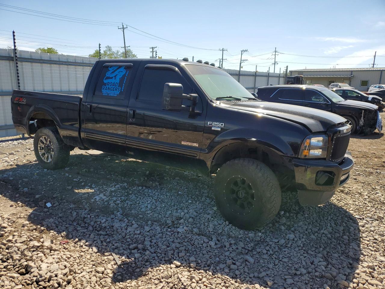 2003 Ford F250 Super Duty Black vin: 1FTNW21P73EC61001