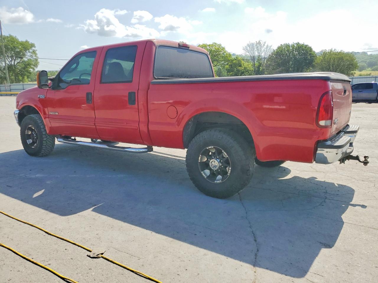 2003 Ford F250 Super Duty Red vin: 1FTNW21P73ED12254