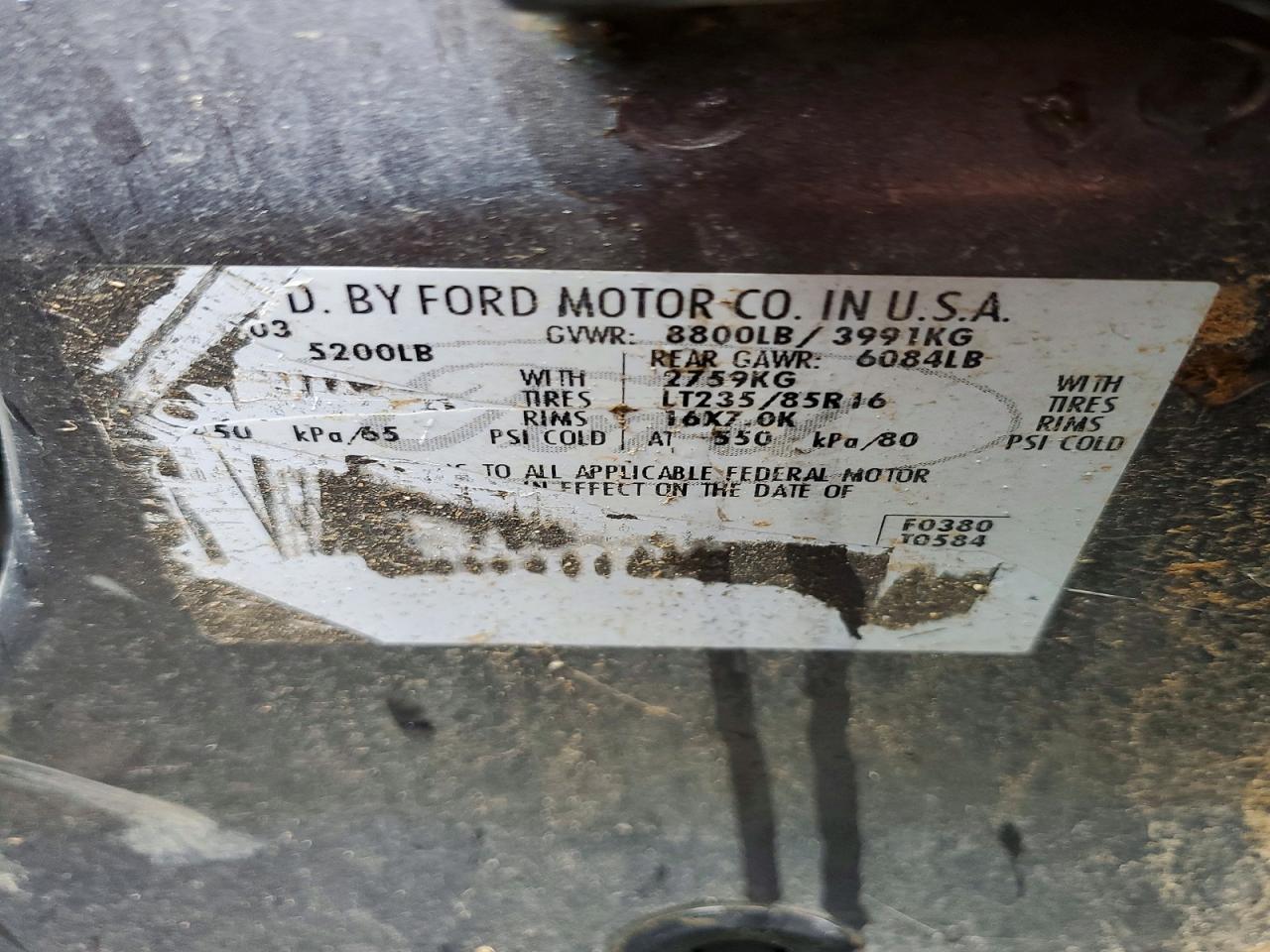 2004 Ford F250 Super Duty Gray vin: 1FTNW21P74EB39370