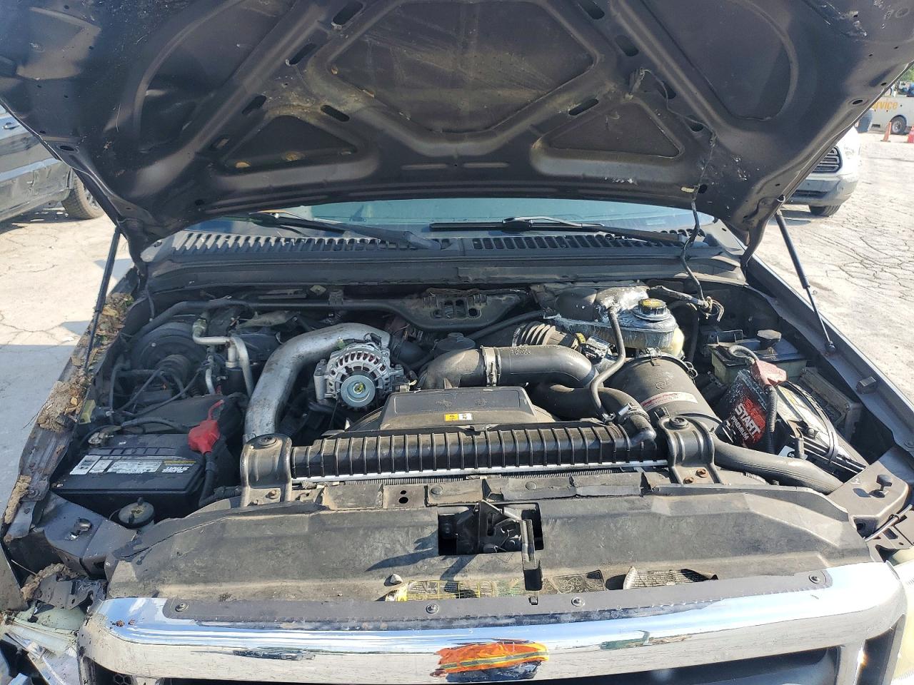 2004 Ford F250 Super Duty Gray vin: 1FTNW21P74EE03087