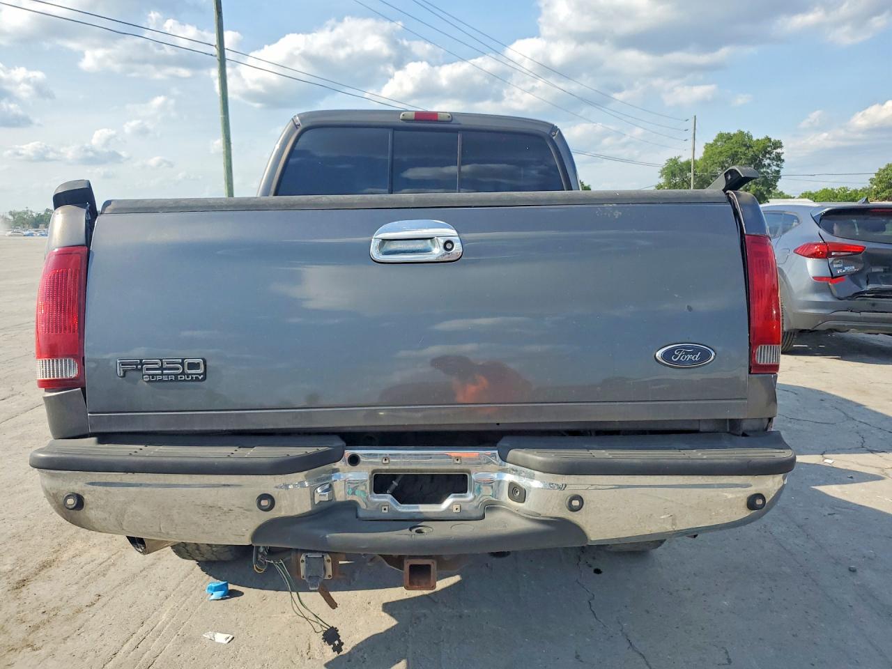 2004 Ford F250 Super Duty Gray vin: 1FTNW21P74EE03087