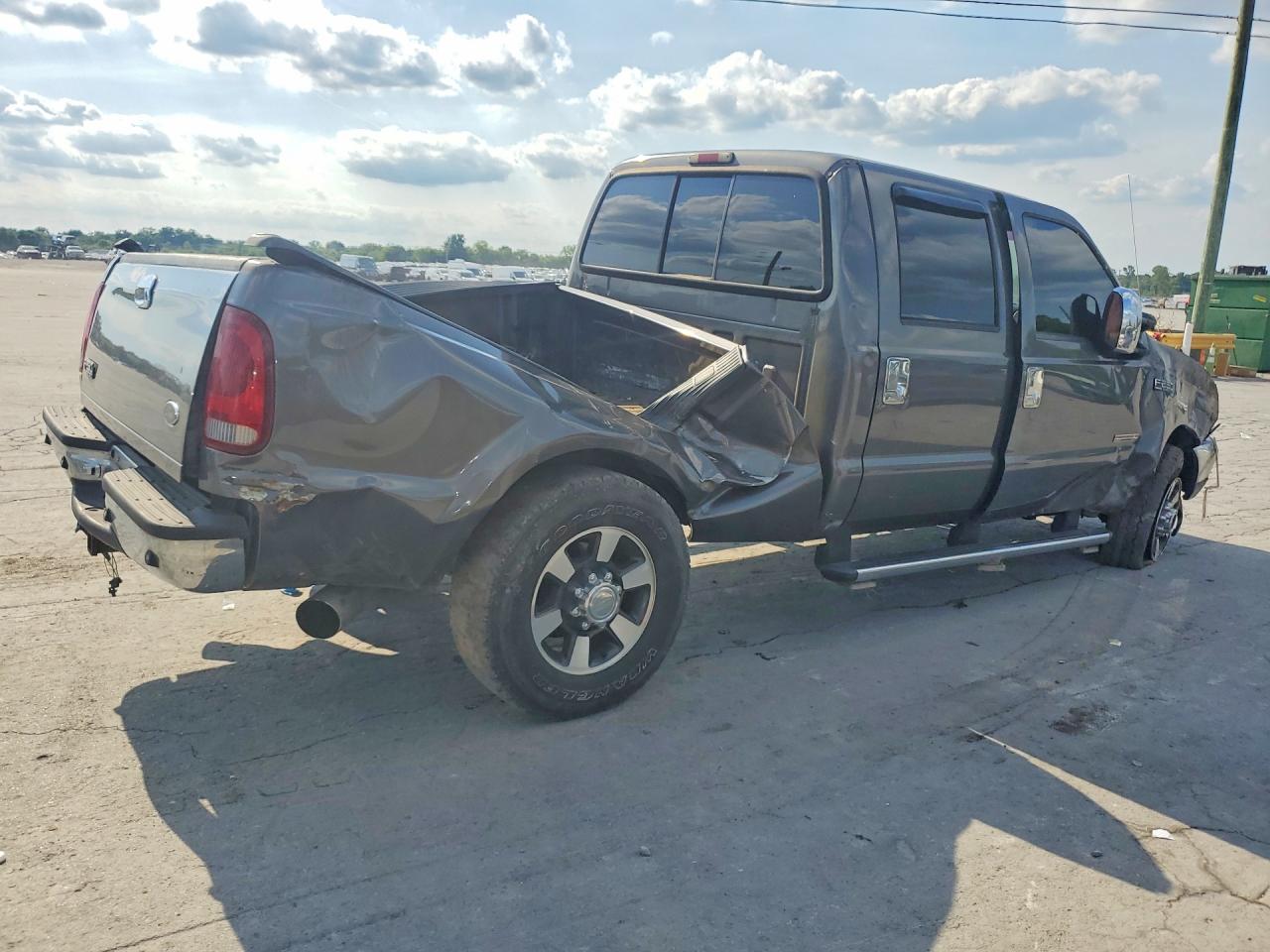 2004 Ford F250 Super Duty Gray vin: 1FTNW21P74EE03087