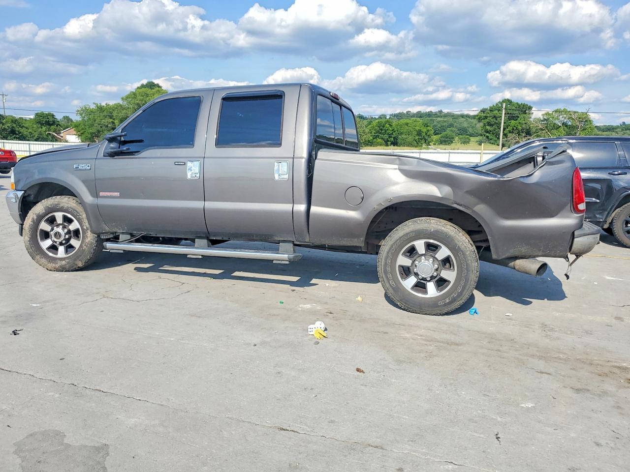 2004 Ford F250 Super Duty Gray vin: 1FTNW21P74EE03087