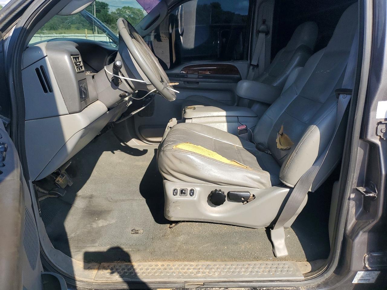 2004 Ford F250 Super Duty Gray vin: 1FTNW21P74EE03087