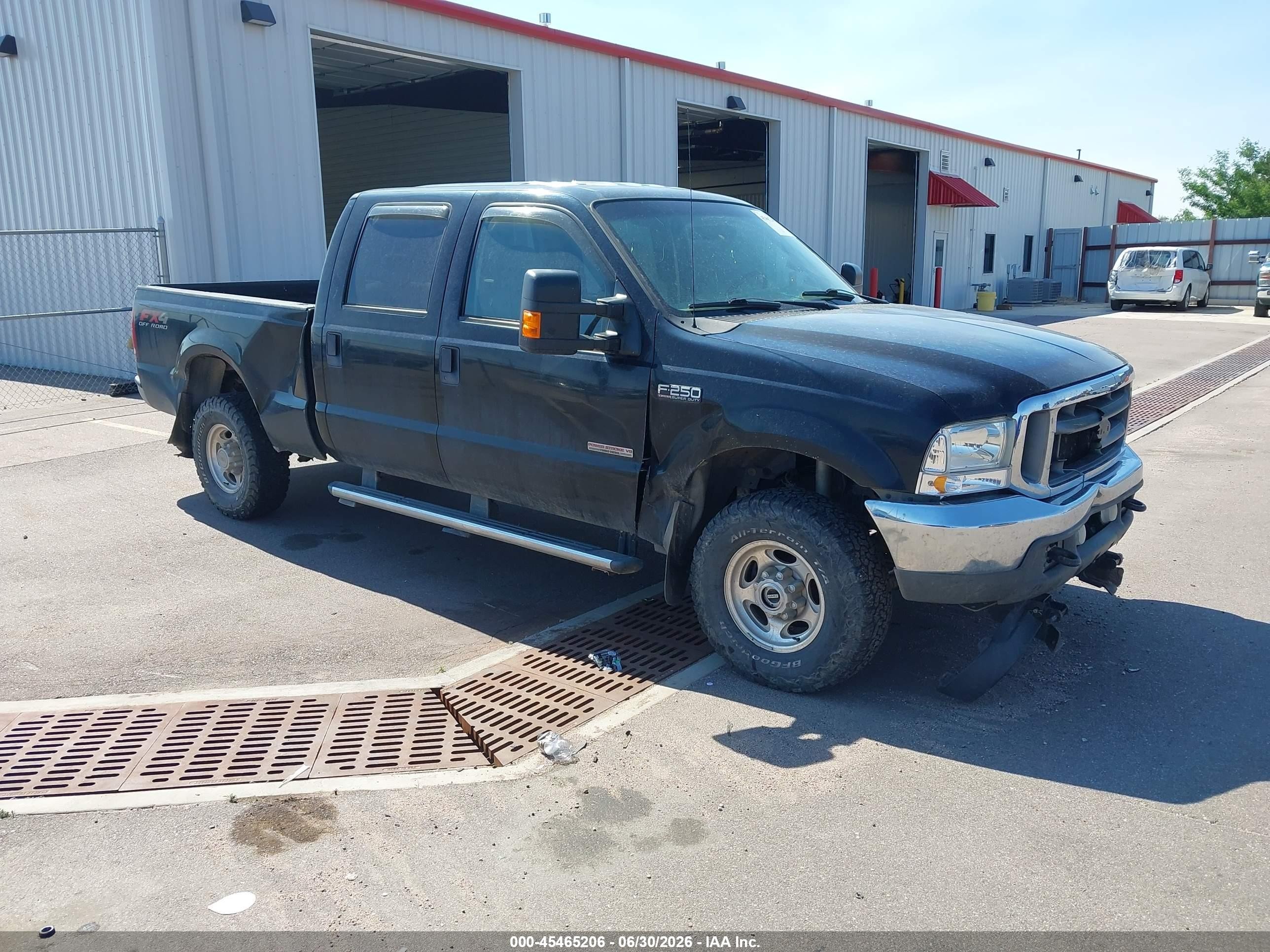 2004 Ford F-250 Lariat/xl/xlt Black vin: 1FTNW21P84EB61958