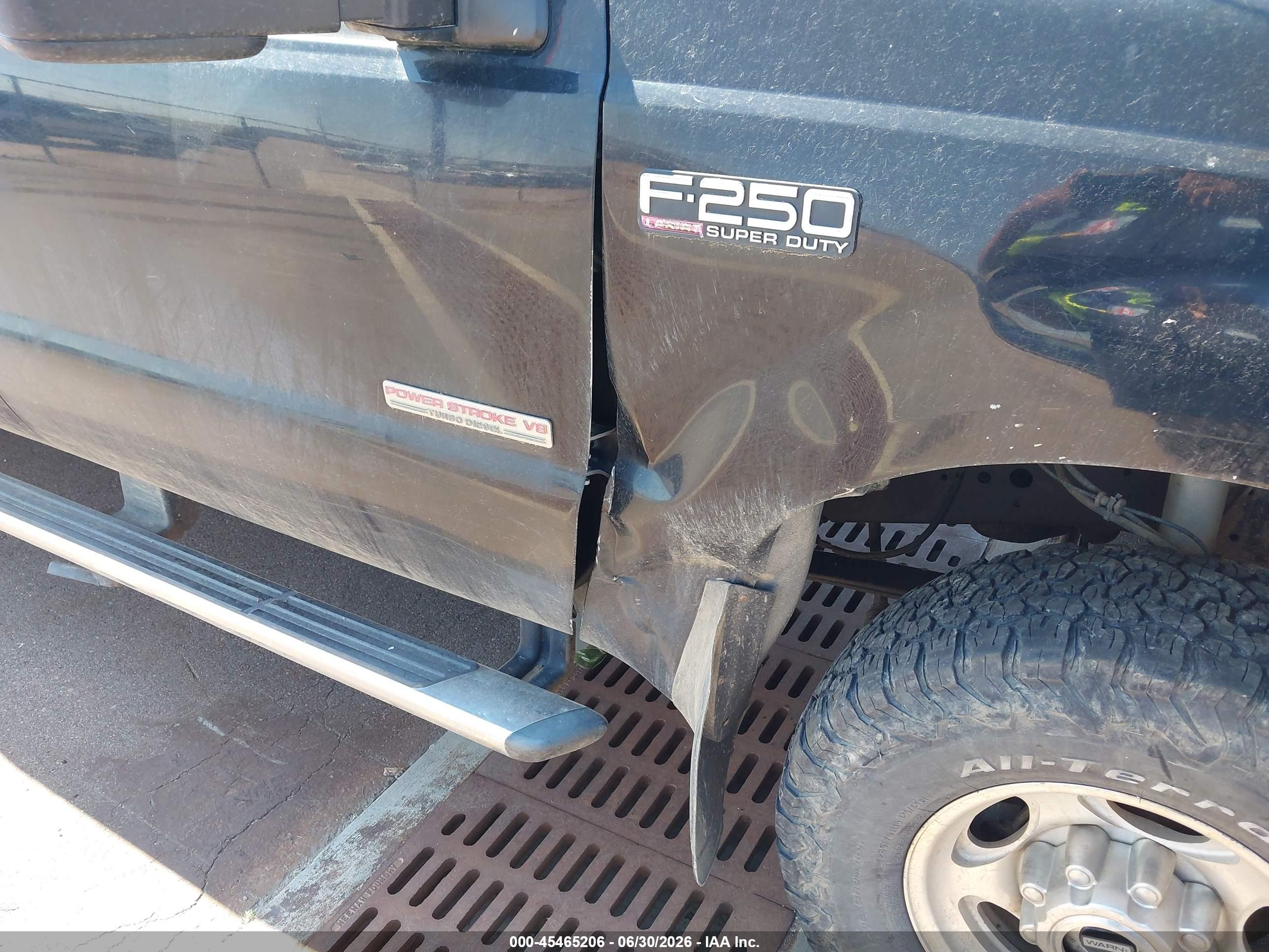 2004 Ford F-250 Lariat/xl/xlt Черный vin: 1FTNW21P84EB61958