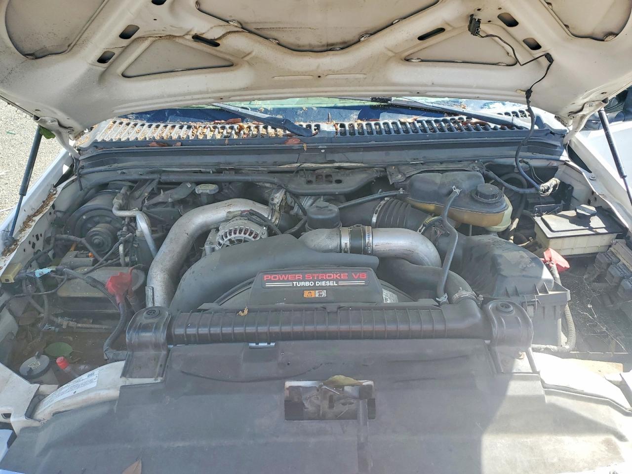 2004 Ford F250 Super Duty White vin: 1FTNW21P84EB94278
