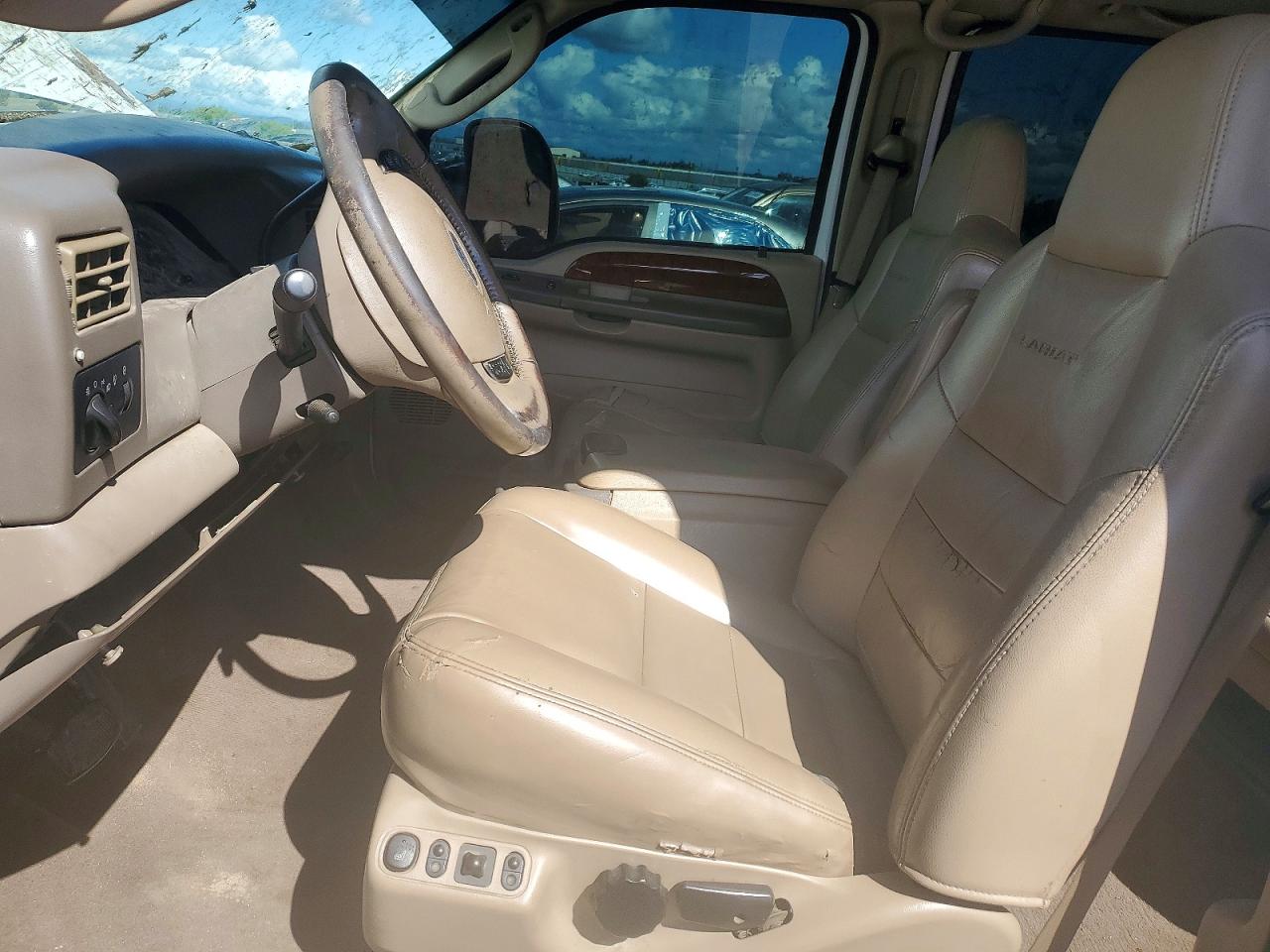 2004 Ford F250 Super Duty White vin: 1FTNW21P84EB94278