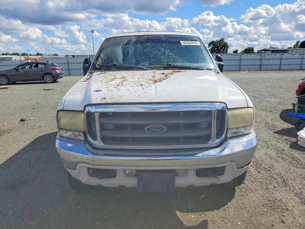 2004 Ford F250 Super Duty White vin: 1FTNW21P84EB94278