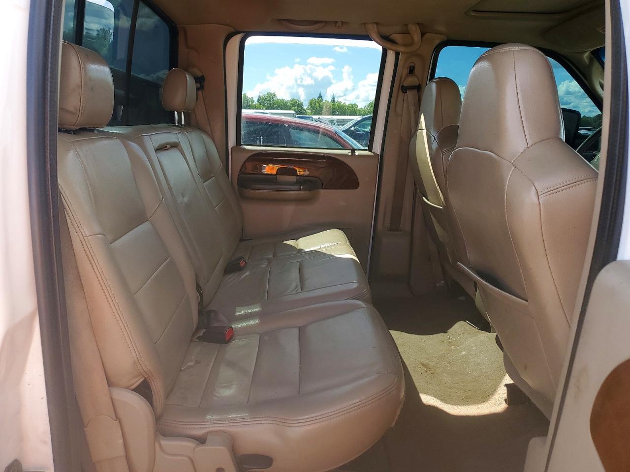 2004 Ford F250 Super Duty White vin: 1FTNW21P84EB94278
