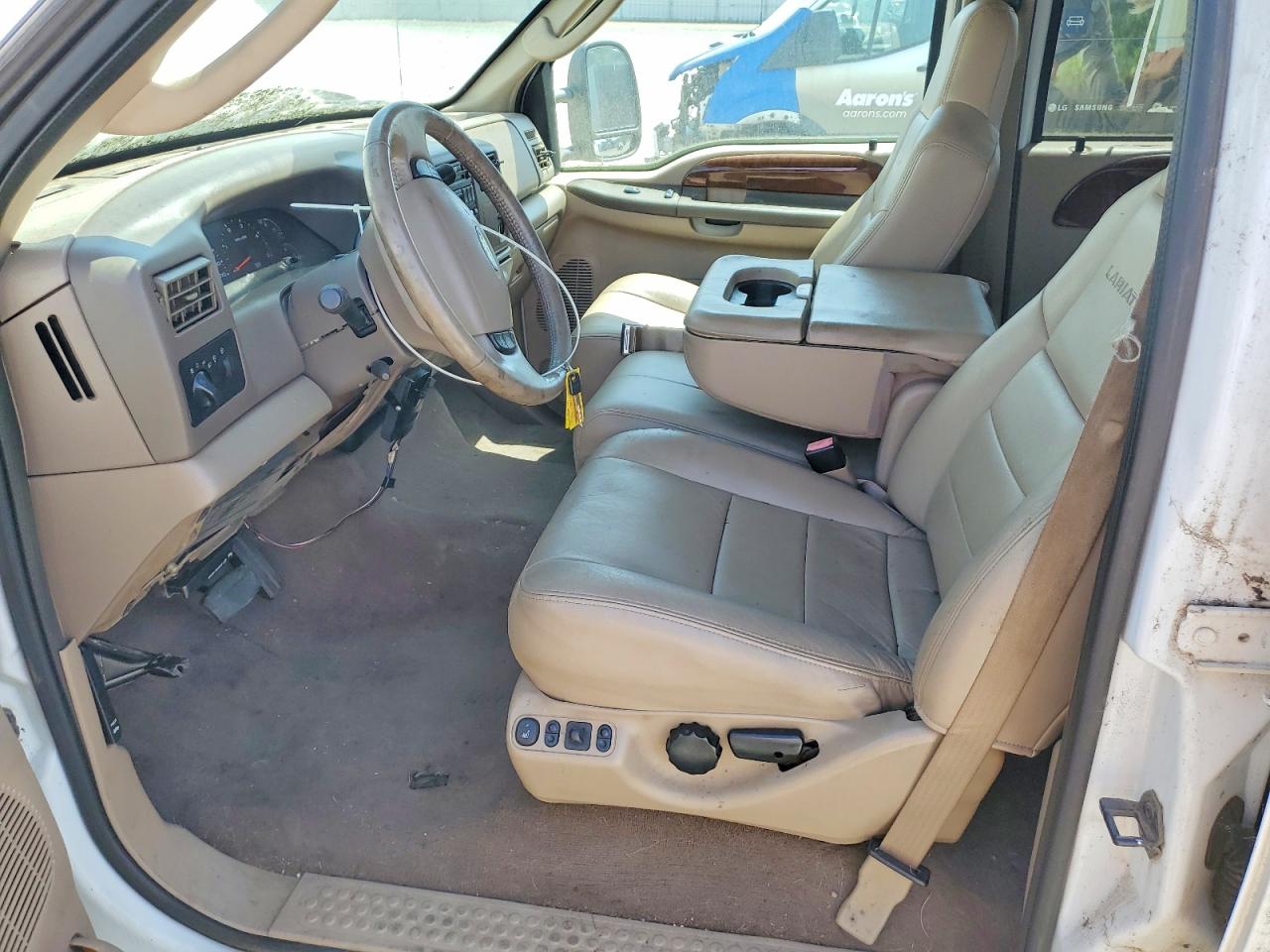 2004 Ford F250 Super Duty White vin: 1FTNW21P84EC11306
