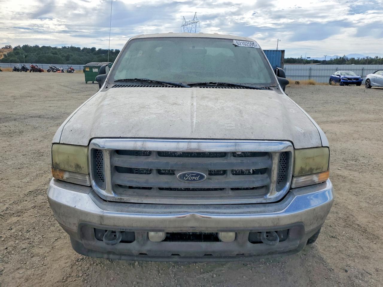 2004 Ford F250 Super Duty White vin: 1FTNW21P84EC11306