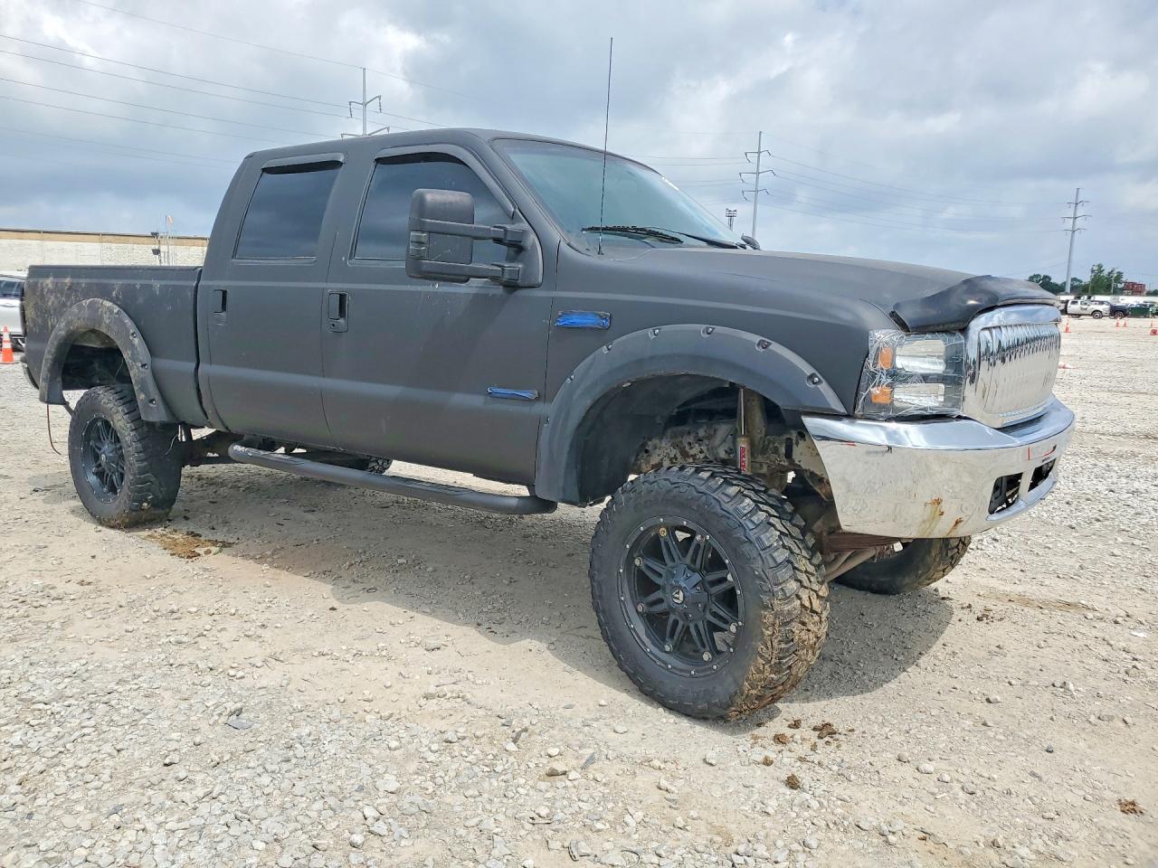 2003 Ford F250 Black vin: 1FTNW21P93EC66958
