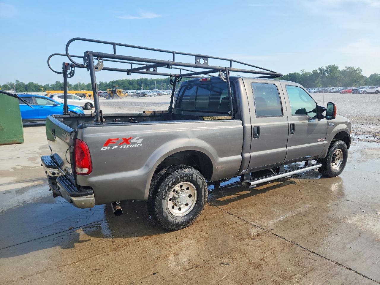 2004 Ford F250 Super Duty Gray vin: 1FTNW21P94EB30119