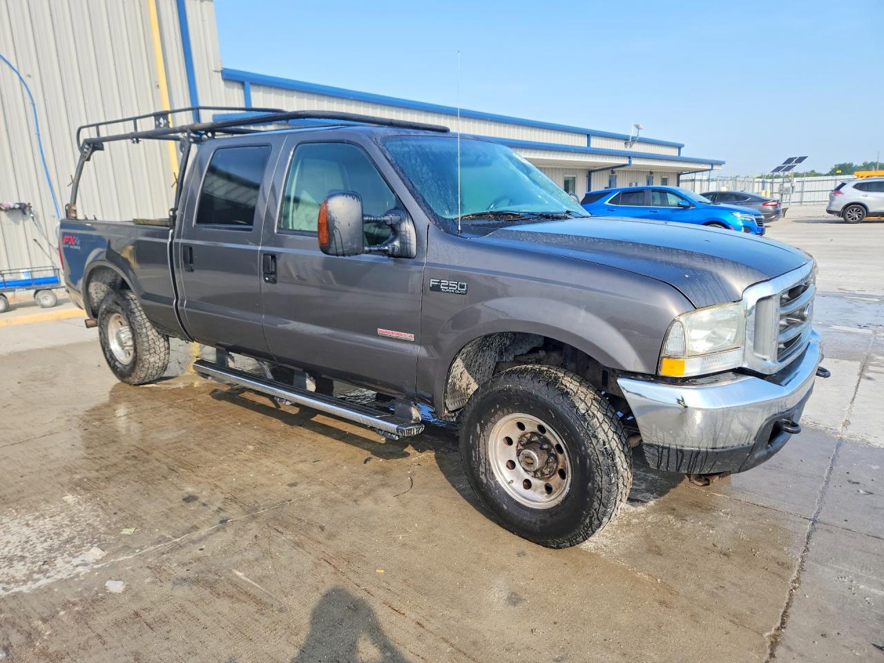 2004 Ford F250 Super Duty Gray vin: 1FTNW21P94EB30119