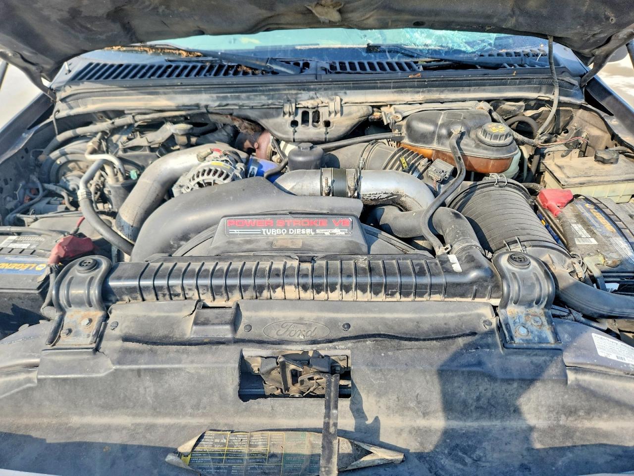 2004 Ford F250 Super Duty Gray vin: 1FTNW21P94EB30119