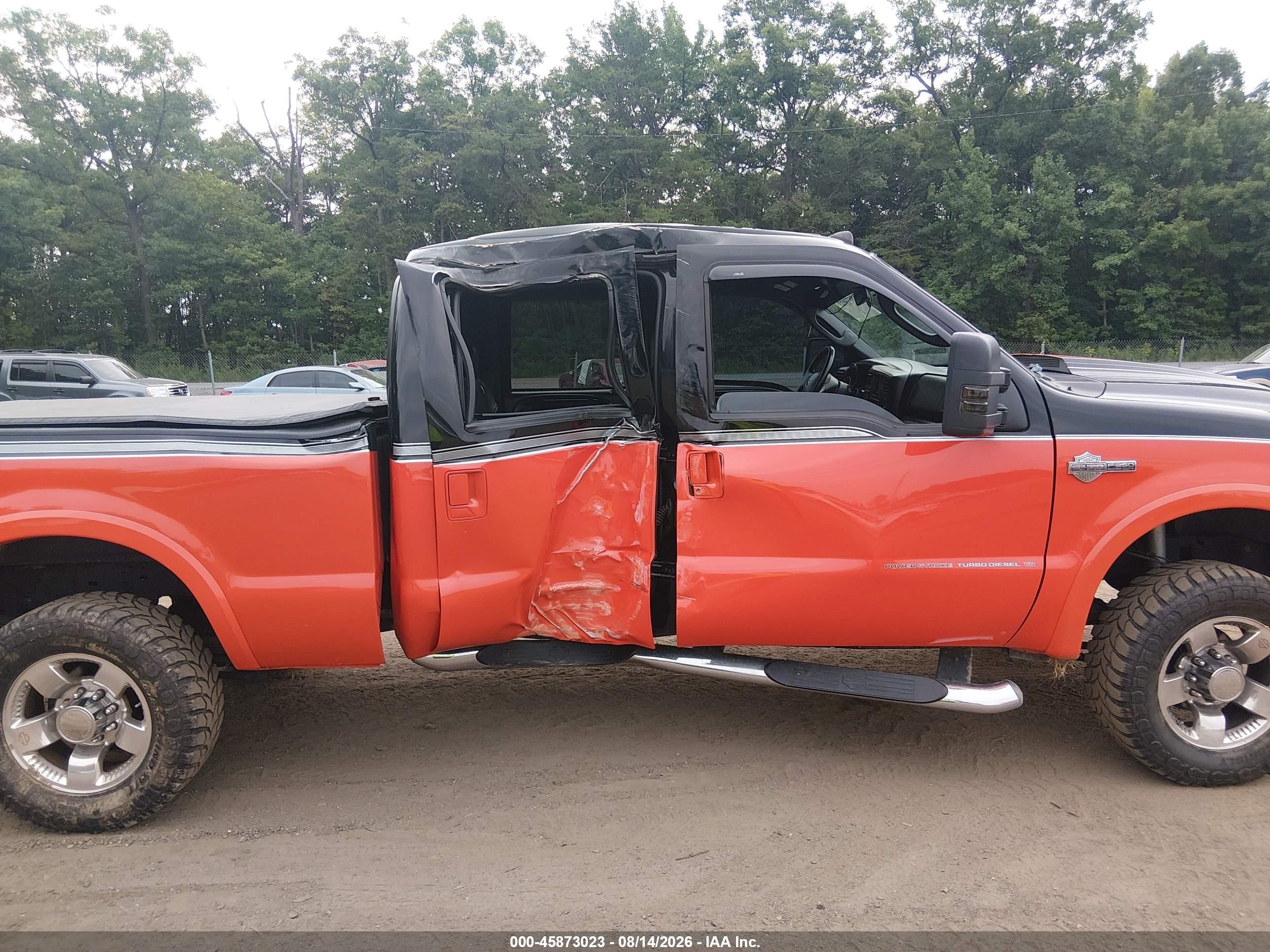 2004 Ford F-250 Lariat/xl/xlt Оранжевый vin: 1FTNW21P94EC17423