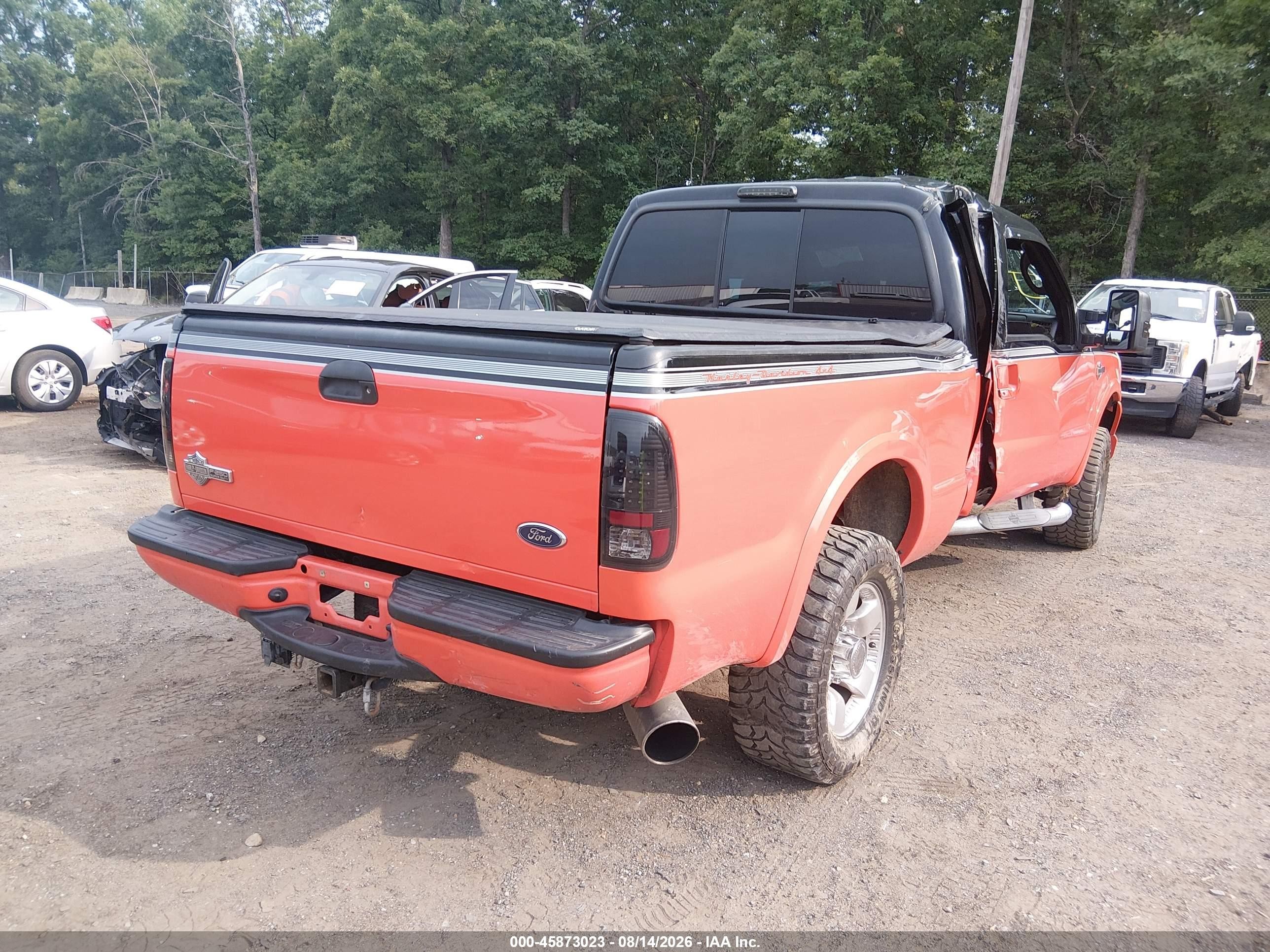 2004 Ford F-250 Lariat/xl/xlt Оранжевый vin: 1FTNW21P94EC17423