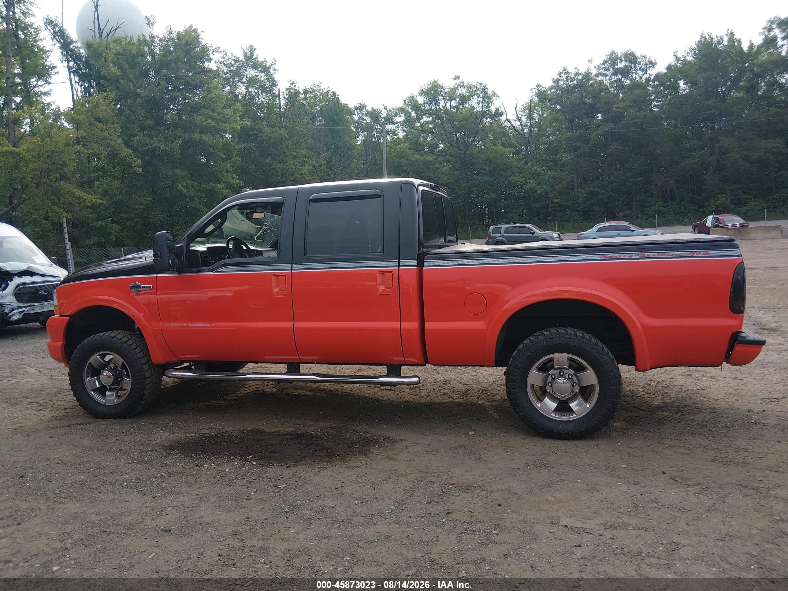 2004 Ford F-250 Lariat/xl/xlt Оранжевый vin: 1FTNW21P94EC17423