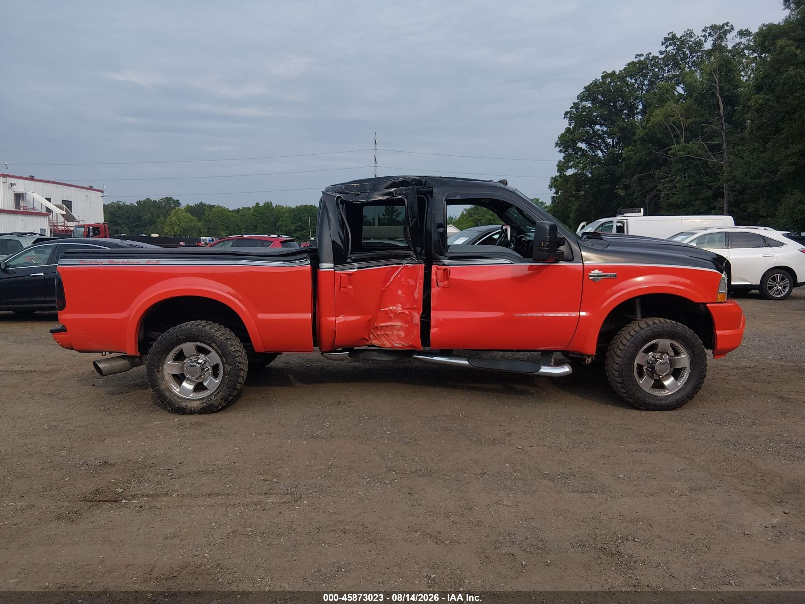 2004 Ford F-250 Lariat/xl/xlt Оранжевый vin: 1FTNW21P94EC17423