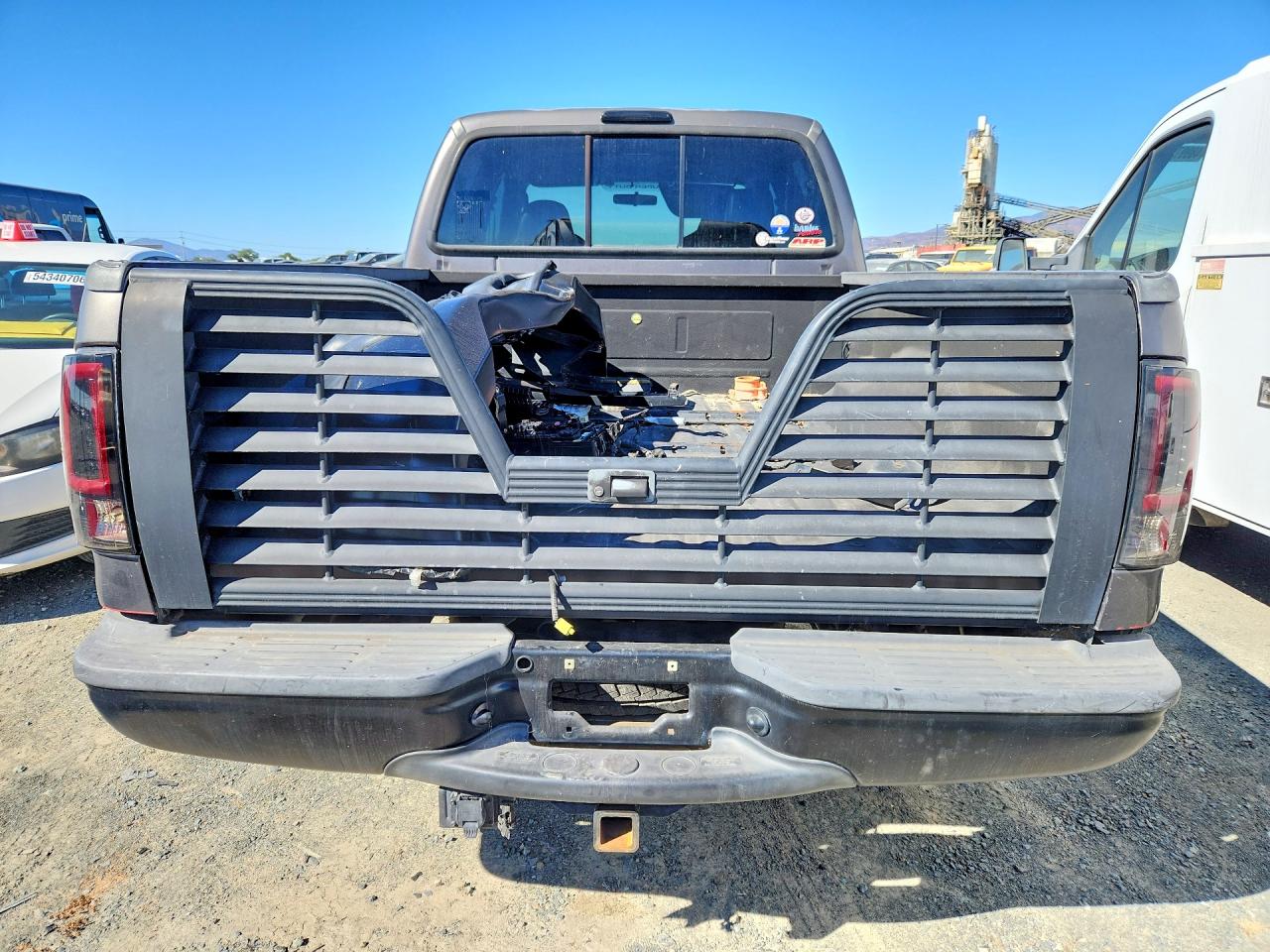 2004 Ford F250 Super Duty Gray vin: 1FTNW21P94EC60501
