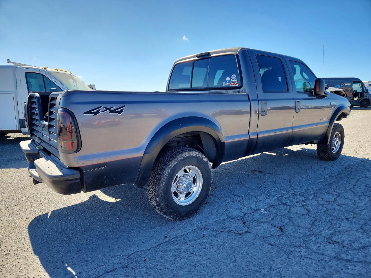 2004 Ford F250 Super Duty Gray vin: 1FTNW21P94EC60501