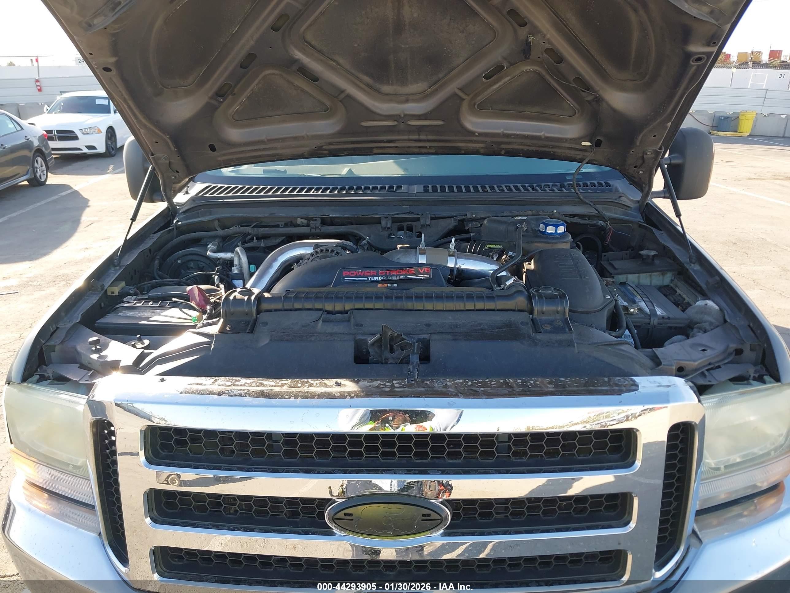 2004 Ford F-250 Lariat/xl/xlt Серый vin: 1FTNW21P94EC94843