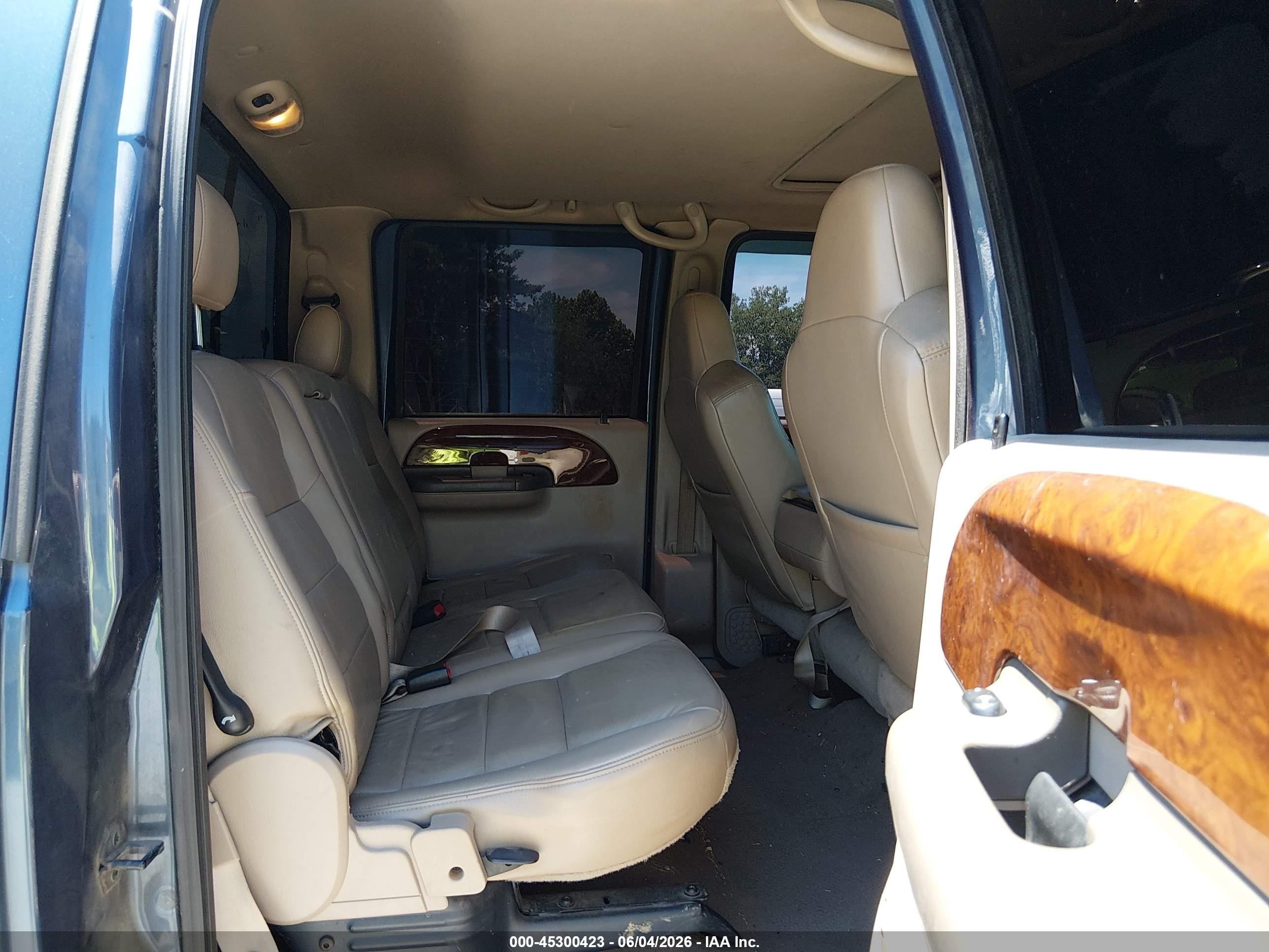 2004 Ford F-250 Lariat/xl/xlt Blue vin: 1FTNW21P94ED86700