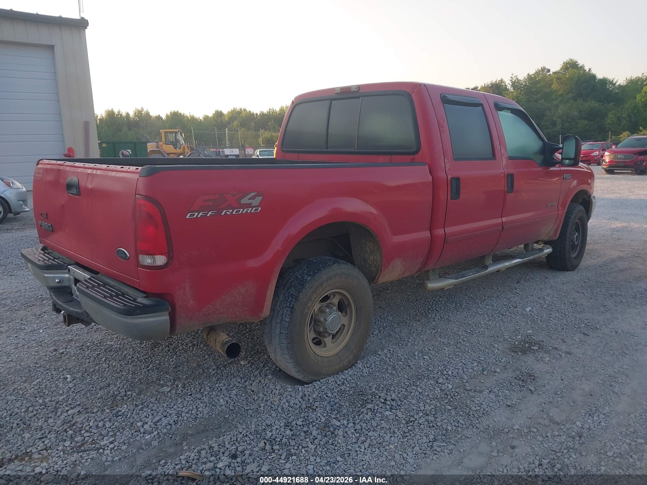 2003 Ford F-250 Lariat/xl/xlt Red vin: 1FTNW21PX3EB63693
