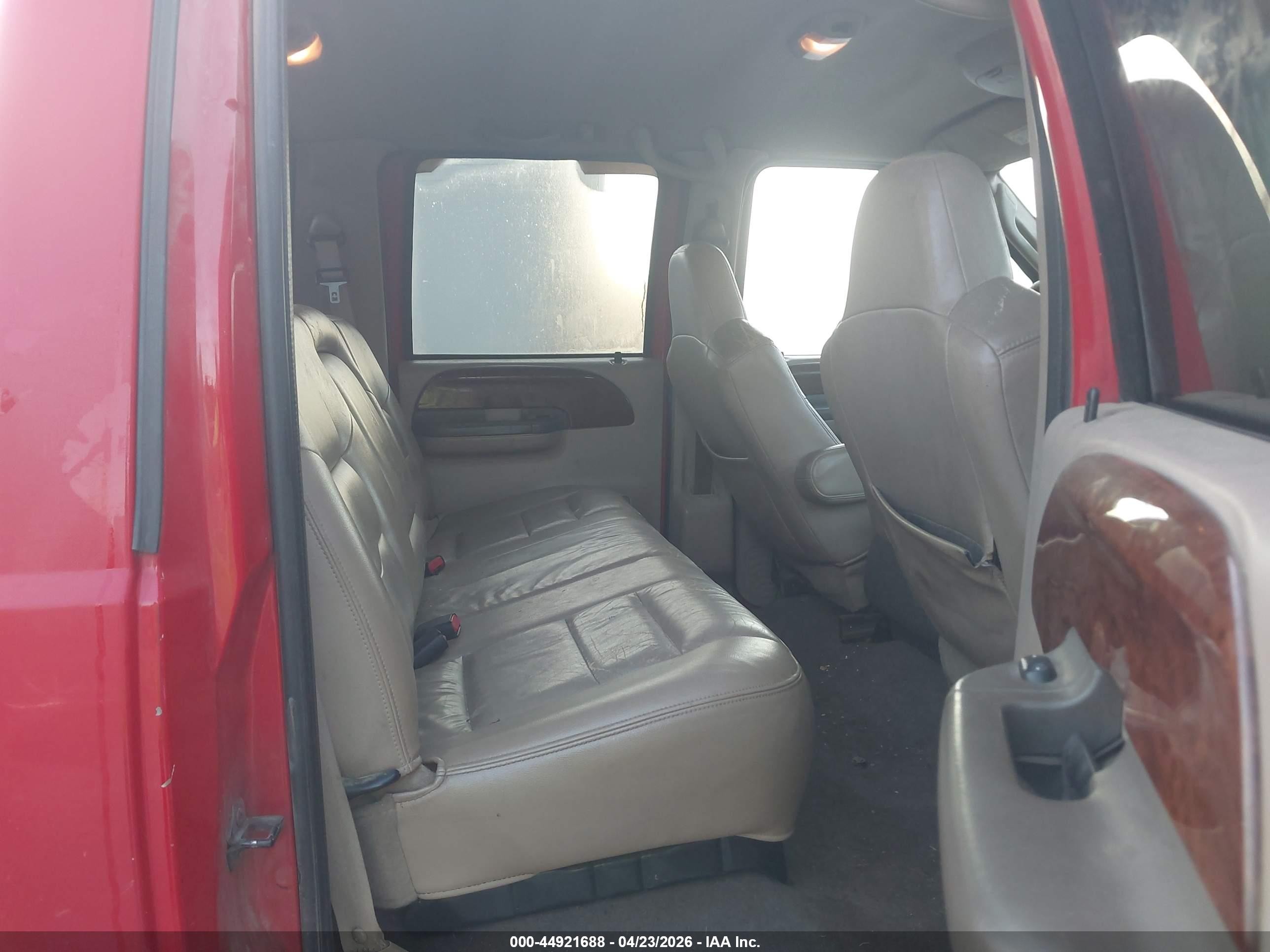 2003 Ford F-250 Lariat/xl/xlt Red vin: 1FTNW21PX3EB63693