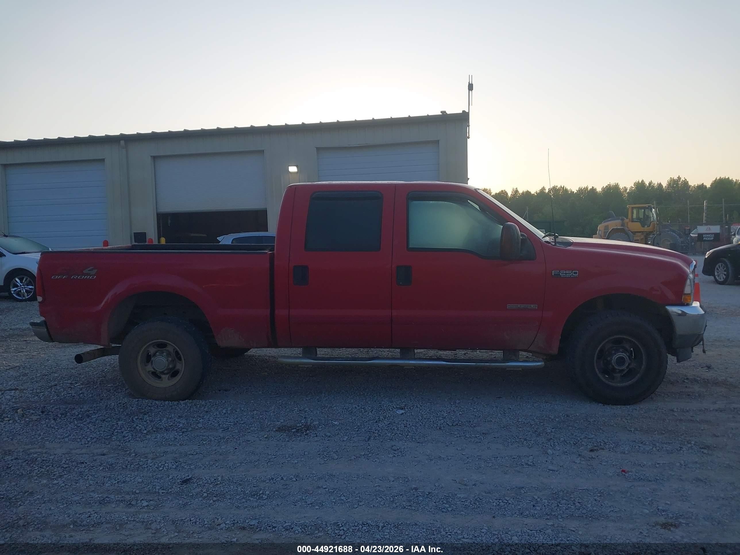 2003 Ford F-250 Lariat/xl/xlt Red vin: 1FTNW21PX3EB63693