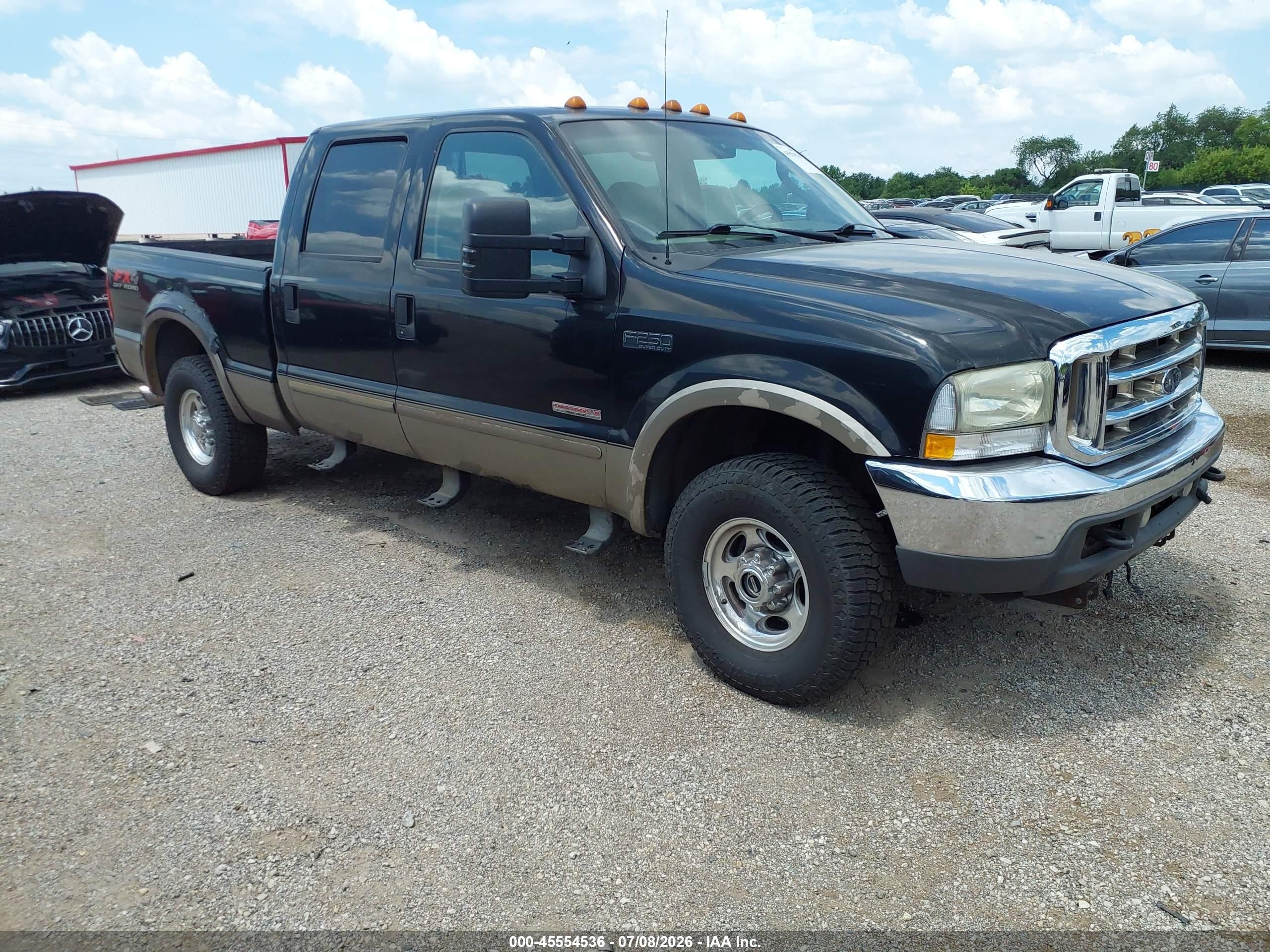 2003 Ford F-250 Lariat/xl/xlt Черный vin: 1FTNW21PX3ED18291